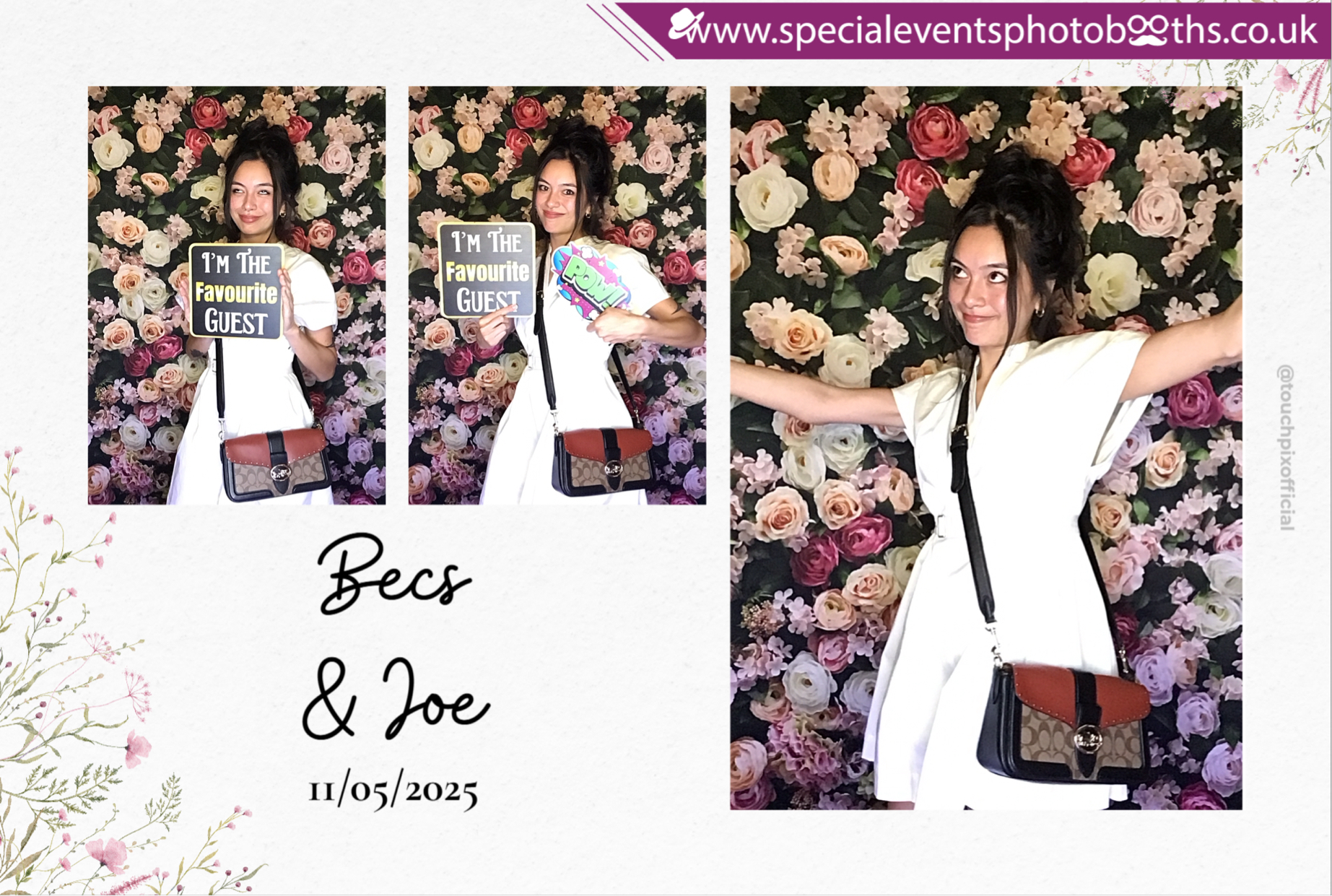 Bec & Joe's Wedding | View more photos from the event at my.specialeventsphotobooths.co.uk/u/SpecialEventsPhotoBooths/Bec-Joes-Wedding
