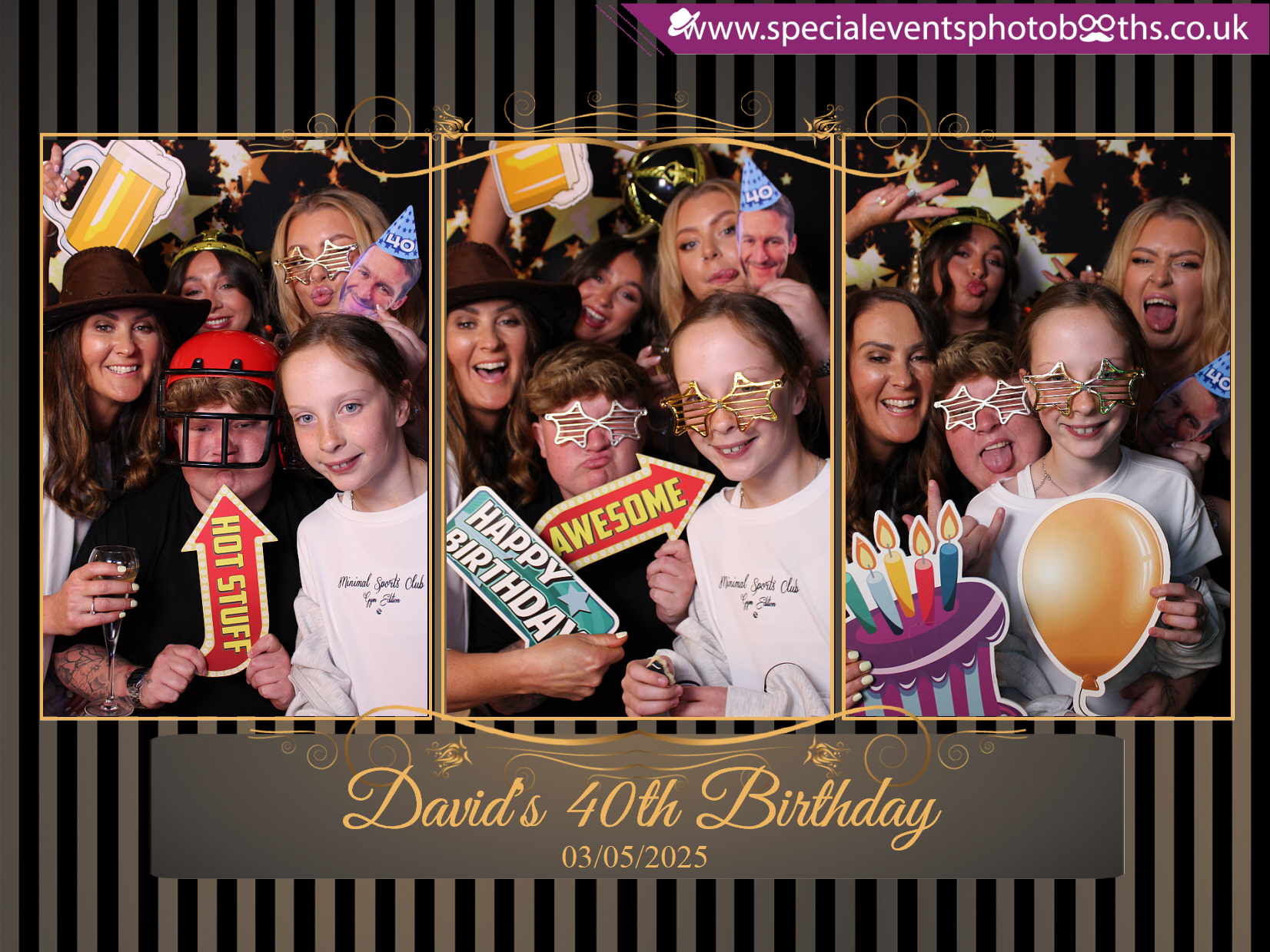 David’s 40th Birthday | View more photos from the event at my.specialeventsphotobooths.co.uk/u/SpecialEventsPhotoBooths/David’s-40th-Birthday