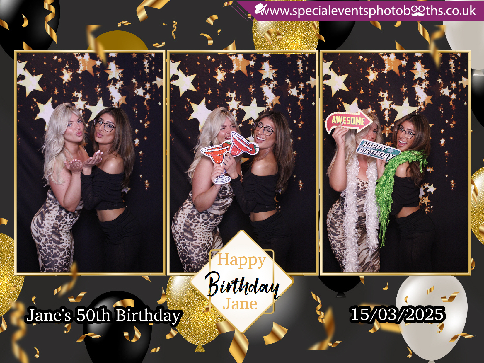 Jane's 50th Birthday | View more photos from the event at my.specialeventsphotobooths.co.uk/u/SpecialEventsPhotoBooths/Janes-50th-Birthday
