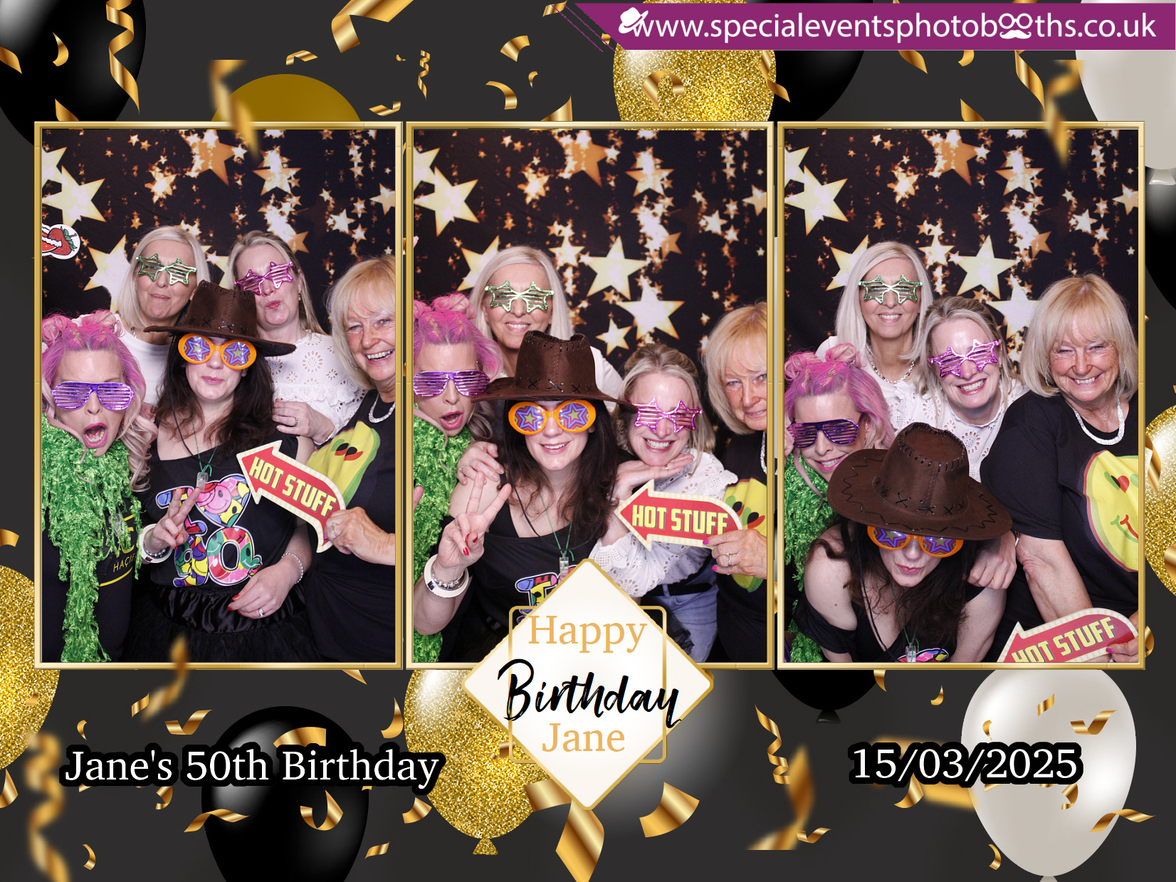 Jane's 50th Birthday | View more photos from the event at my.specialeventsphotobooths.co.uk/u/SpecialEventsPhotoBooths/Janes-50th-Birthday