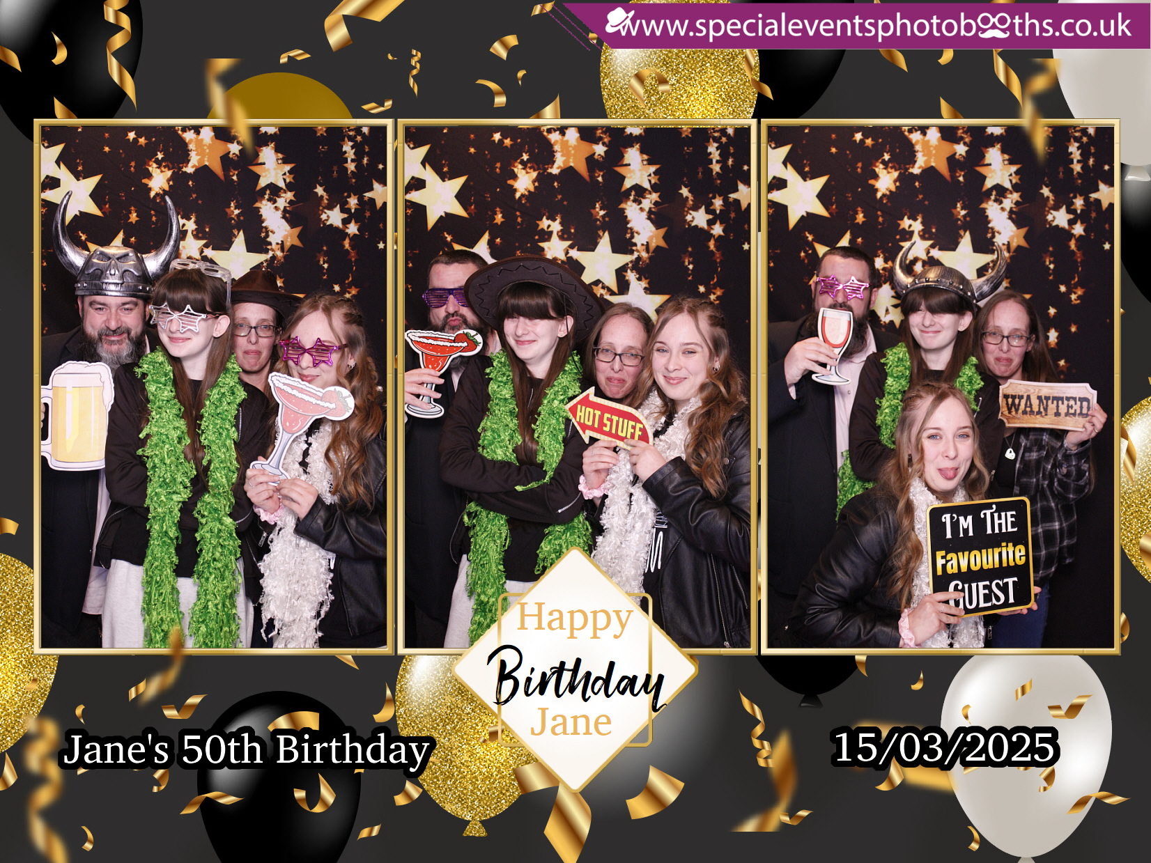 Jane's 50th Birthday | View more photos from the event at my.specialeventsphotobooths.co.uk/u/SpecialEventsPhotoBooths/Janes-50th-Birthday
