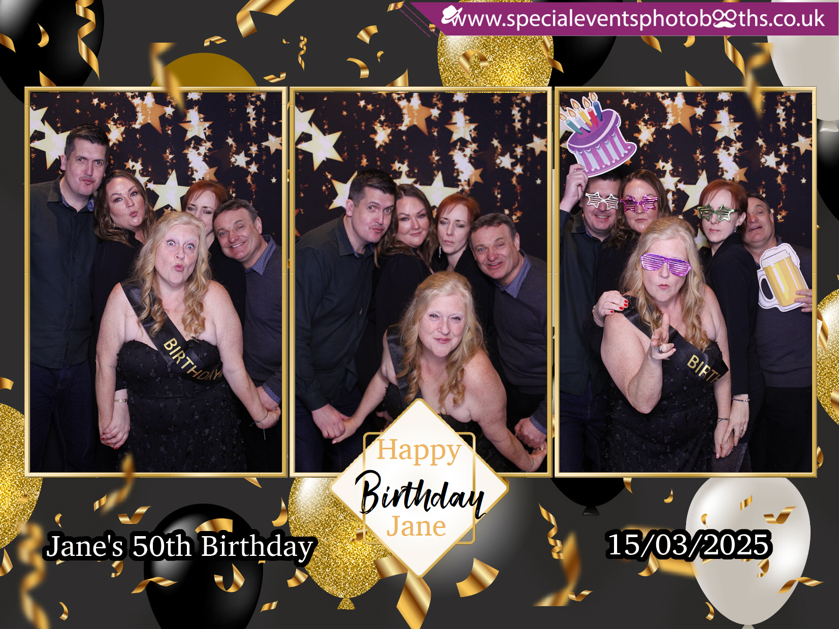 Jane's 50th Birthday | View more photos from the event at my.specialeventsphotobooths.co.uk/u/SpecialEventsPhotoBooths/Janes-50th-Birthday