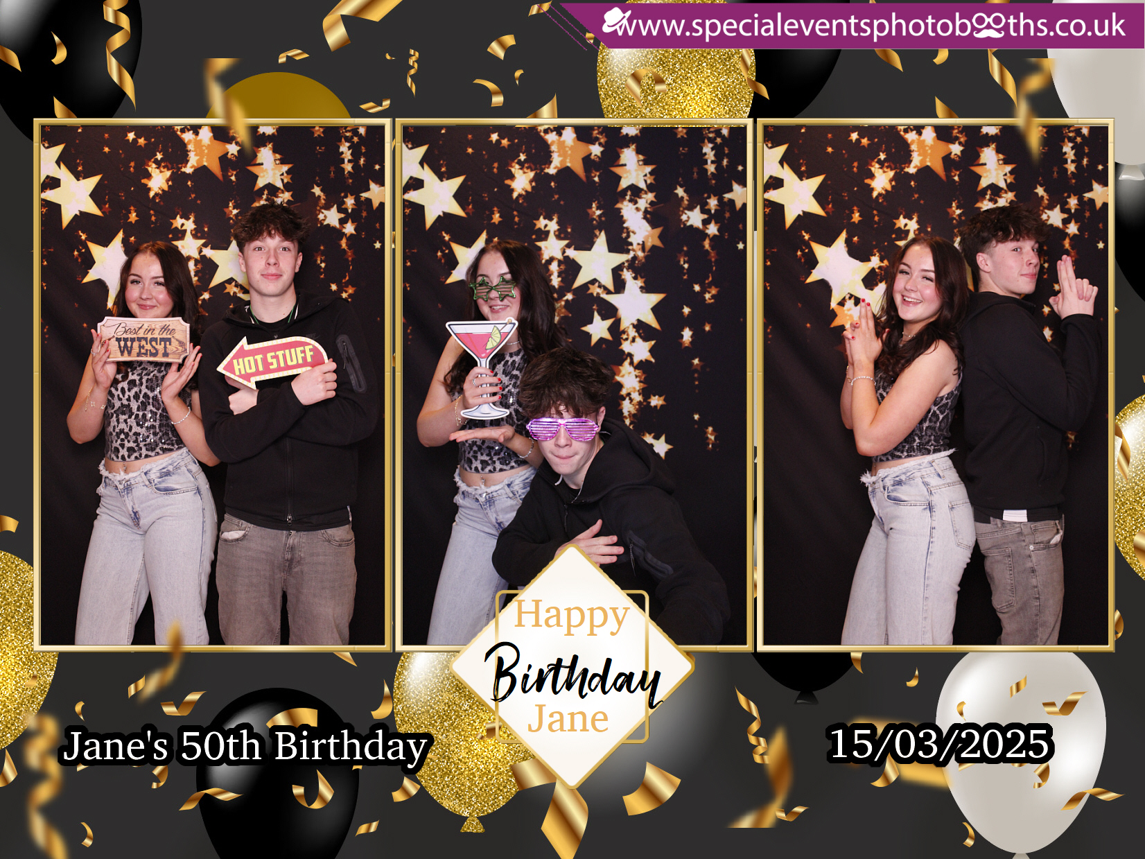 Jane's 50th Birthday | View more photos from the event at my.specialeventsphotobooths.co.uk/u/SpecialEventsPhotoBooths/Janes-50th-Birthday
