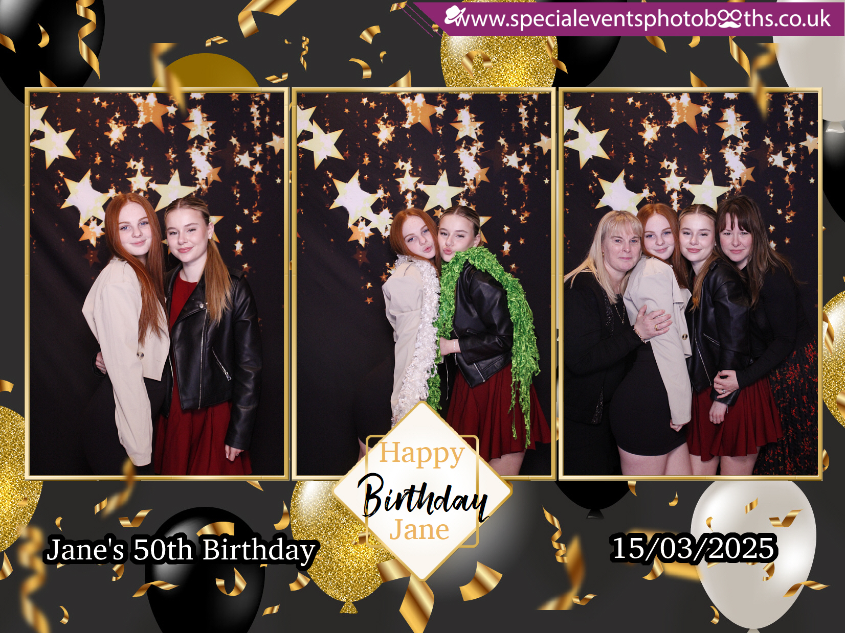 Jane's 50th Birthday | View more photos from the event at my.specialeventsphotobooths.co.uk/u/SpecialEventsPhotoBooths/Janes-50th-Birthday