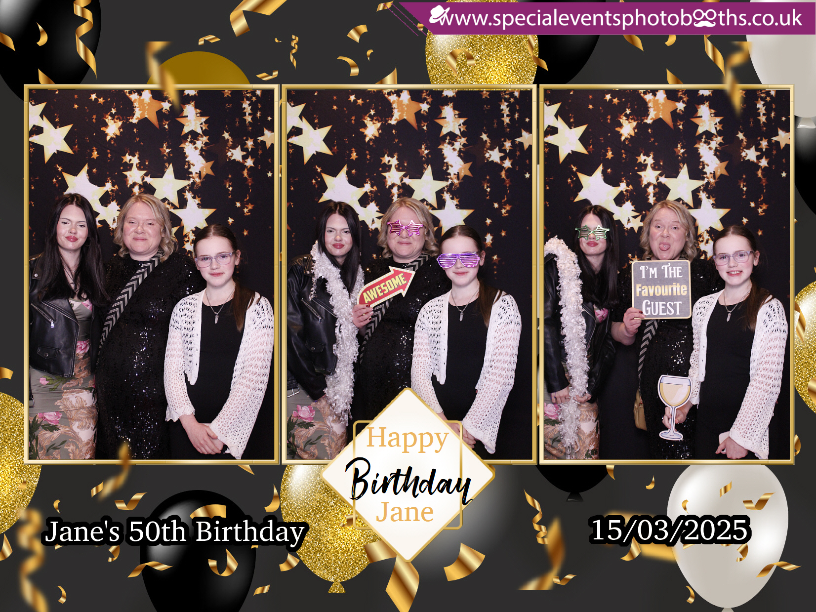 Jane's 50th Birthday | View more photos from the event at my.specialeventsphotobooths.co.uk/u/SpecialEventsPhotoBooths/Janes-50th-Birthday