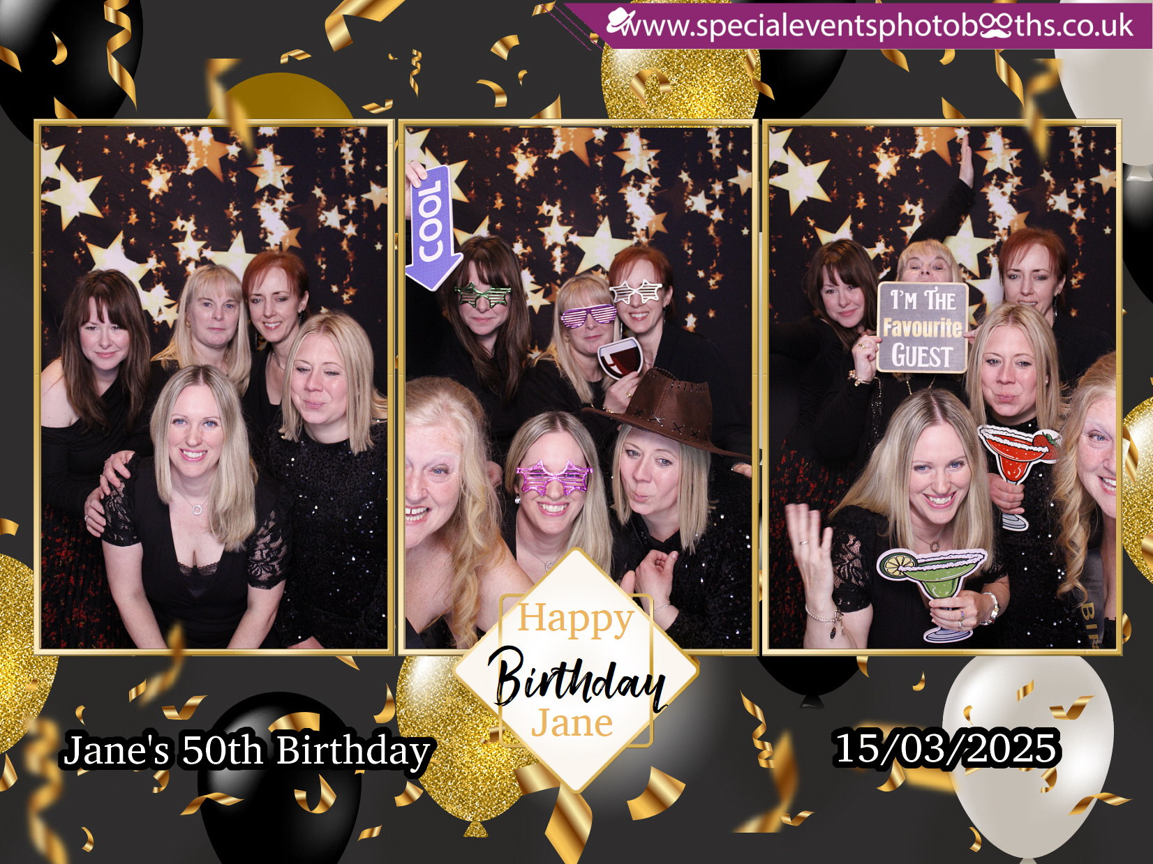 Jane's 50th Birthday | View more photos from the event at my.specialeventsphotobooths.co.uk/u/SpecialEventsPhotoBooths/Janes-50th-Birthday