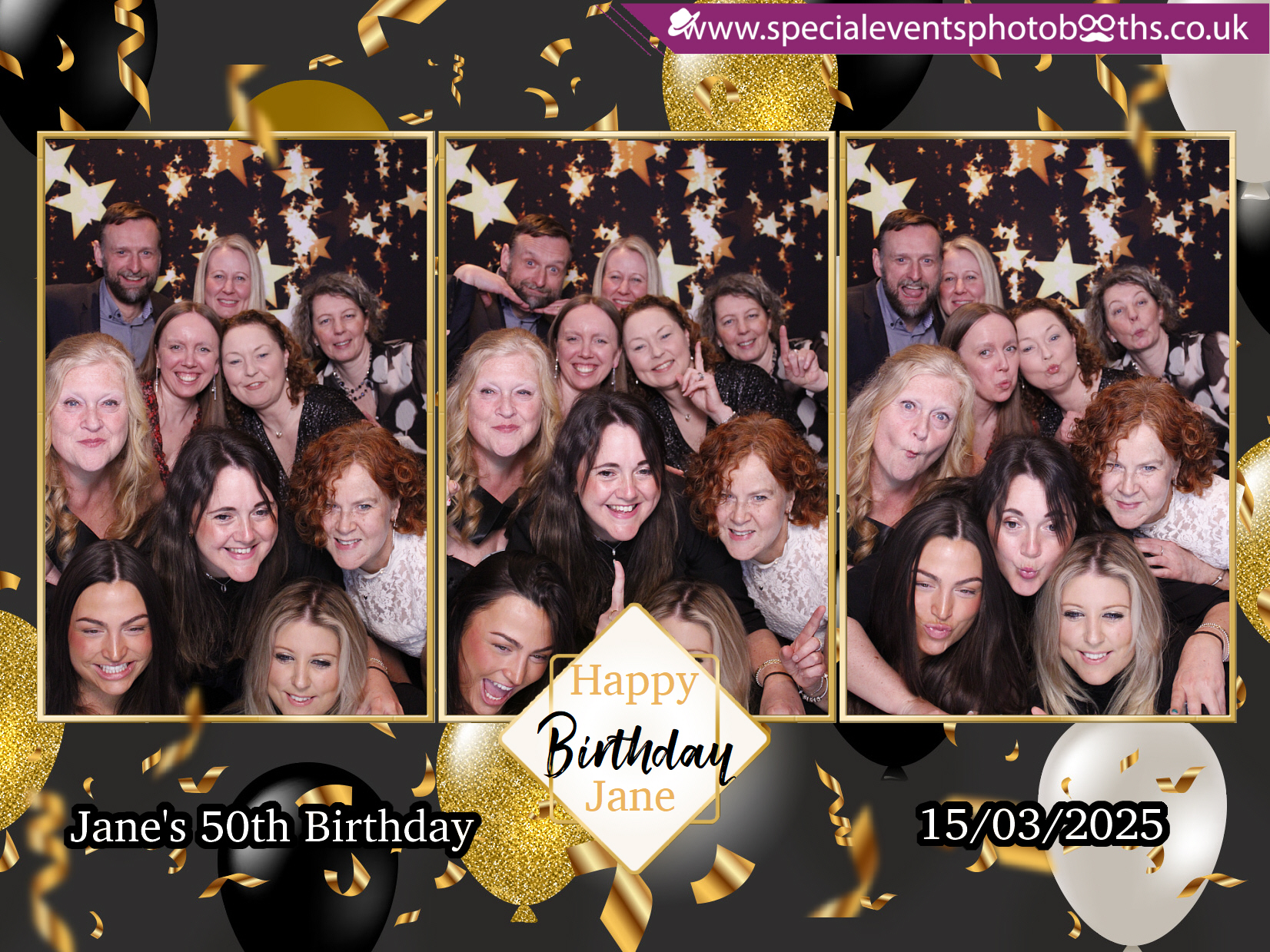 Jane's 50th Birthday | View more photos from the event at my.specialeventsphotobooths.co.uk/u/SpecialEventsPhotoBooths/Janes-50th-Birthday