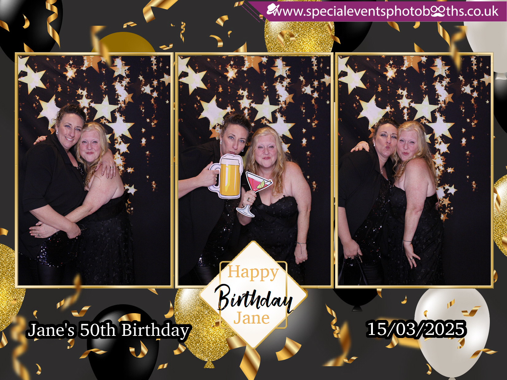 Jane's 50th Birthday | View more photos from the event at my.specialeventsphotobooths.co.uk/u/SpecialEventsPhotoBooths/Janes-50th-Birthday