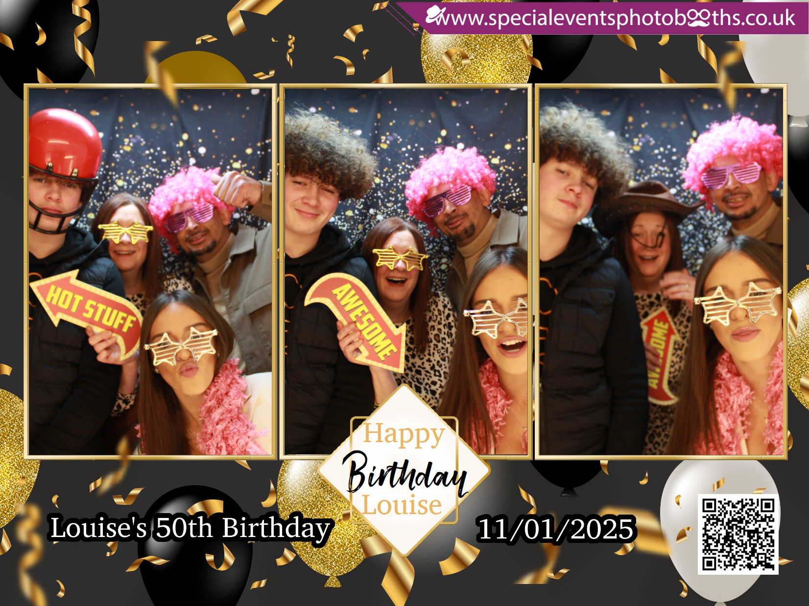 Louise's 50th Birthday | View more photos from the event at my.specialeventsphotobooths.co.uk/u/SpecialEventsPhotoBooths/Louises-50th-Birthday