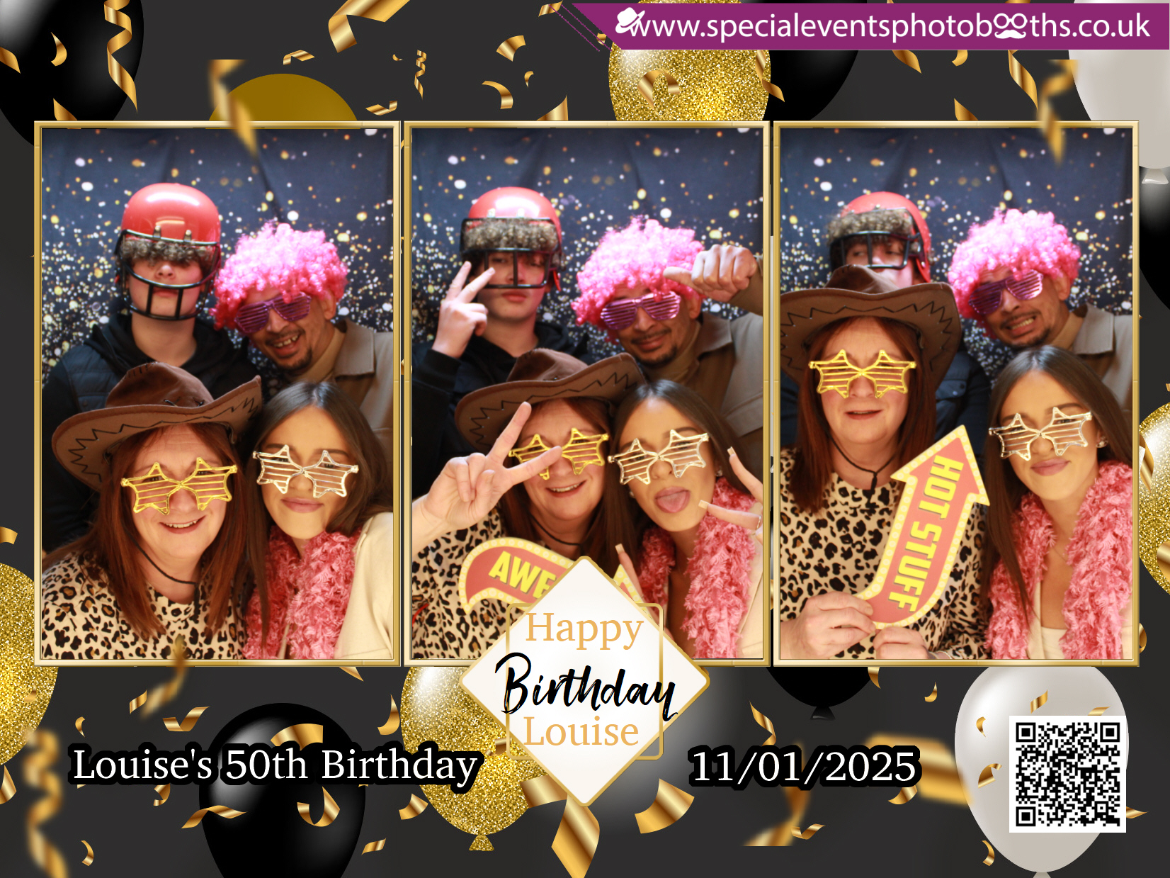 Louise's 50th Birthday | View more photos from the event at my.specialeventsphotobooths.co.uk/u/SpecialEventsPhotoBooths/Louises-50th-Birthday