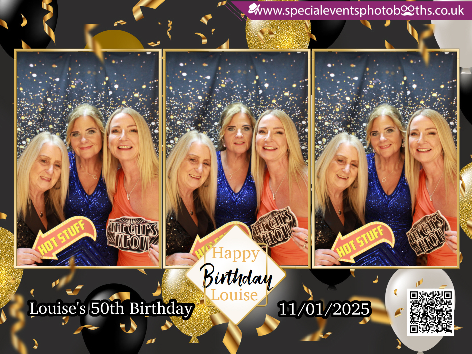 Louise's 50th Birthday | View more photos from the event at my.specialeventsphotobooths.co.uk/u/SpecialEventsPhotoBooths/Louises-50th-Birthday