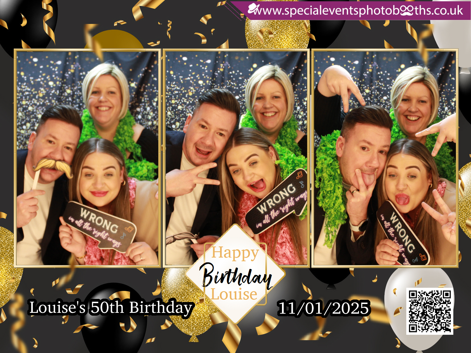 Louise's 50th Birthday | View more photos from the event at my.specialeventsphotobooths.co.uk/u/SpecialEventsPhotoBooths/Louises-50th-Birthday