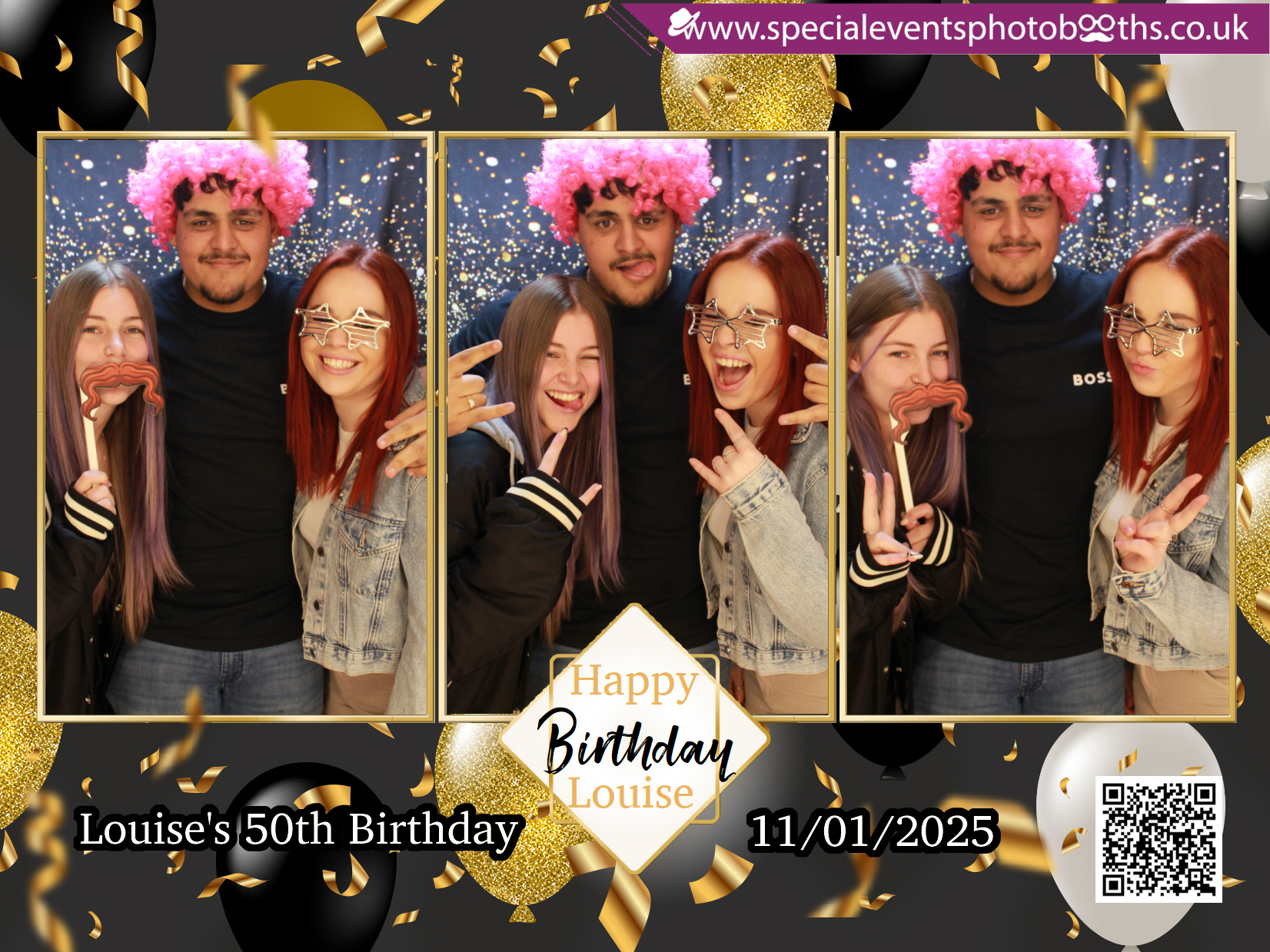 Louise's 50th Birthday | View more photos from the event at my.specialeventsphotobooths.co.uk/u/SpecialEventsPhotoBooths/Louises-50th-Birthday
