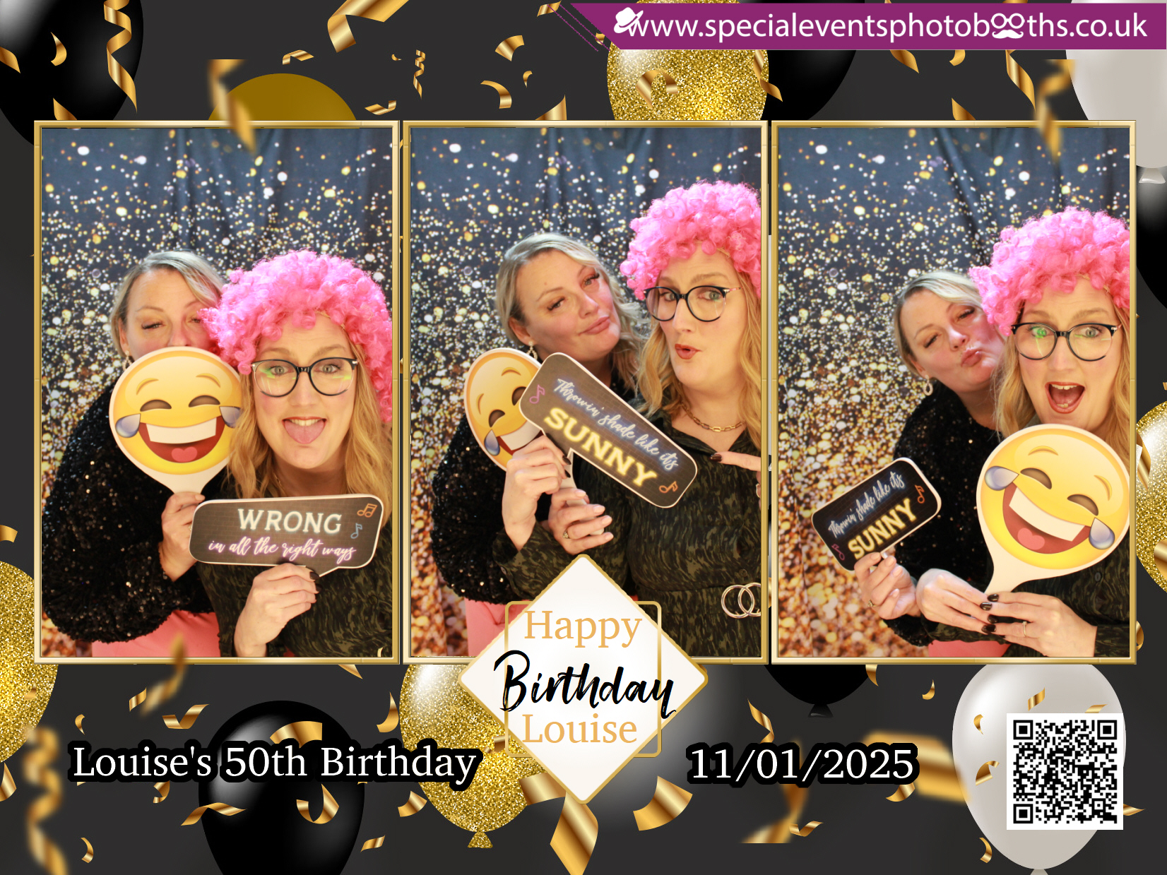 Louise's 50th Birthday | View more photos from the event at my.specialeventsphotobooths.co.uk/u/SpecialEventsPhotoBooths/Louises-50th-Birthday
