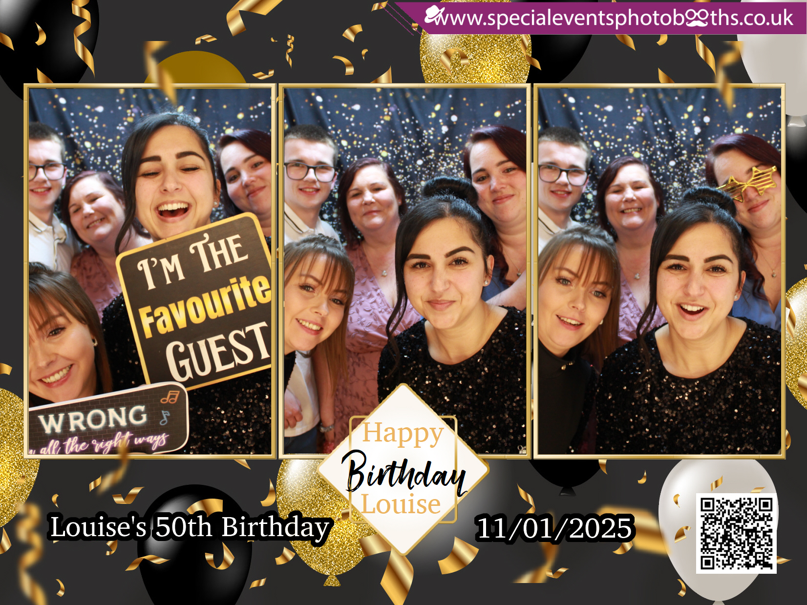 Louise's 50th Birthday | View more photos from the event at my.specialeventsphotobooths.co.uk/u/SpecialEventsPhotoBooths/Louises-50th-Birthday