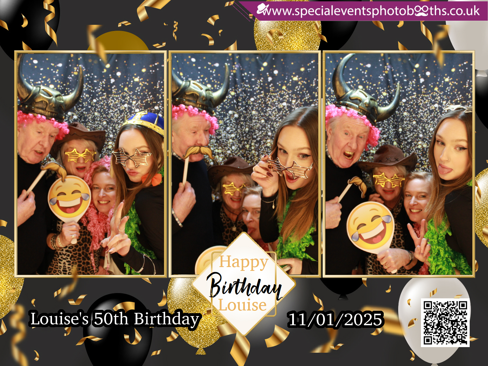 Louise's 50th Birthday | View more photos from the event at my.specialeventsphotobooths.co.uk/u/SpecialEventsPhotoBooths/Louises-50th-Birthday