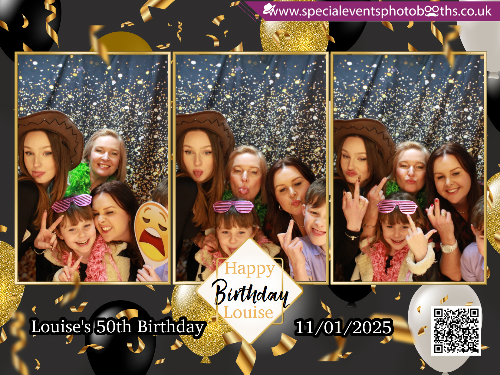 Louise's 50th Birthday | View more photos from the event at my.specialeventsphotobooths.co.uk/u/SpecialEventsPhotoBooths/Louises-50th-Birthday