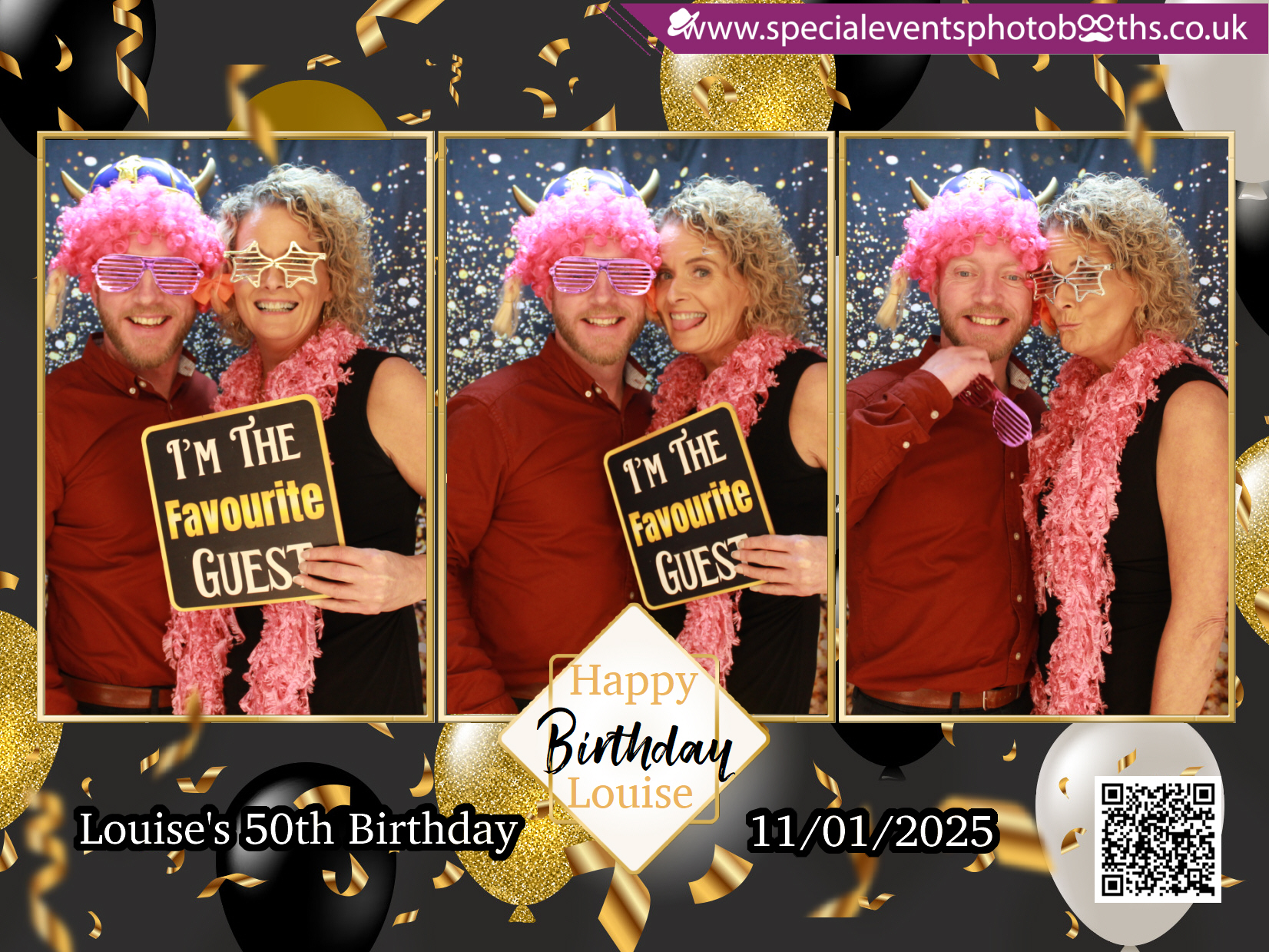 Louise's 50th Birthday | View more photos from the event at my.specialeventsphotobooths.co.uk/u/SpecialEventsPhotoBooths/Louises-50th-Birthday