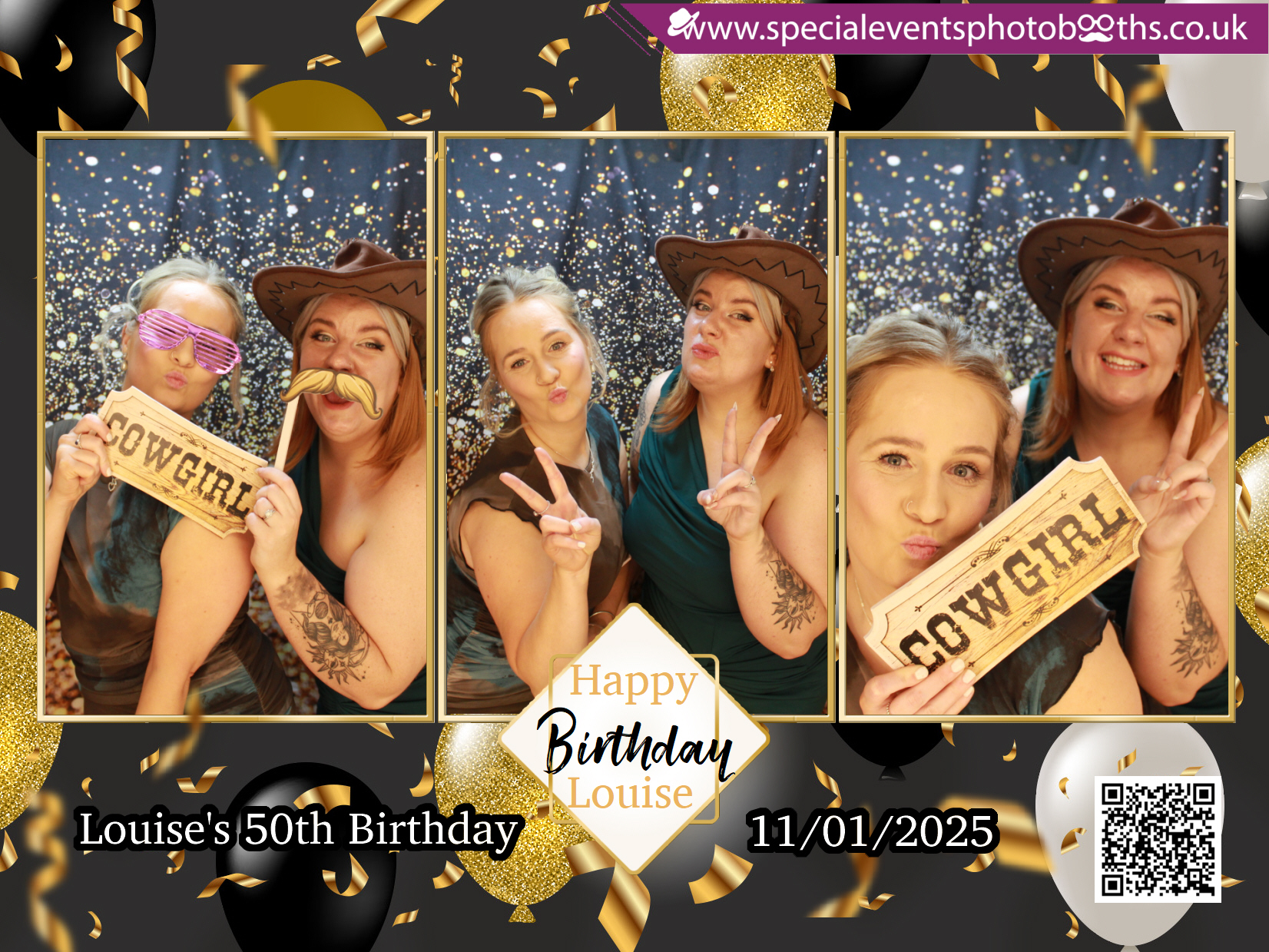 Louise's 50th Birthday | View more photos from the event at my.specialeventsphotobooths.co.uk/u/SpecialEventsPhotoBooths/Louises-50th-Birthday