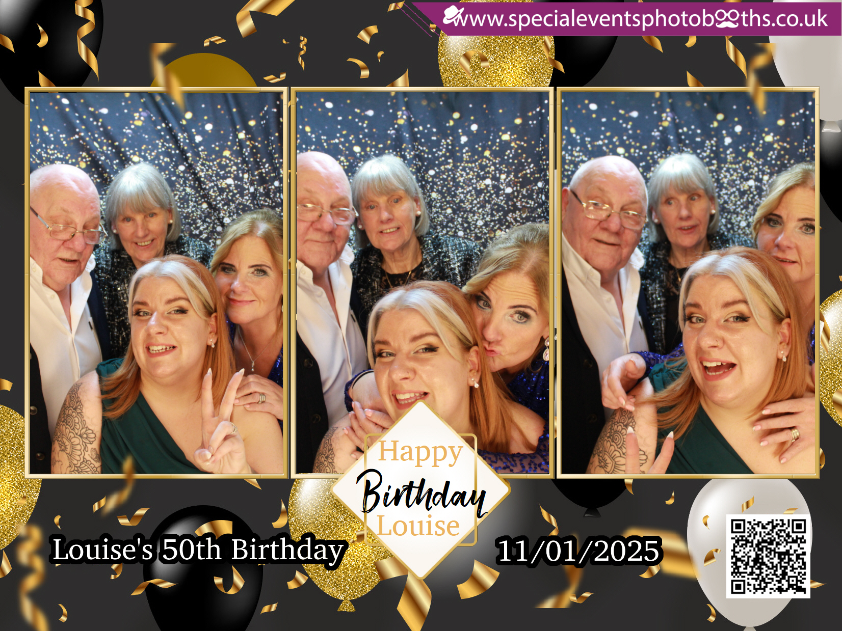 Louise's 50th Birthday | View more photos from the event at my.specialeventsphotobooths.co.uk/u/SpecialEventsPhotoBooths/Louises-50th-Birthday