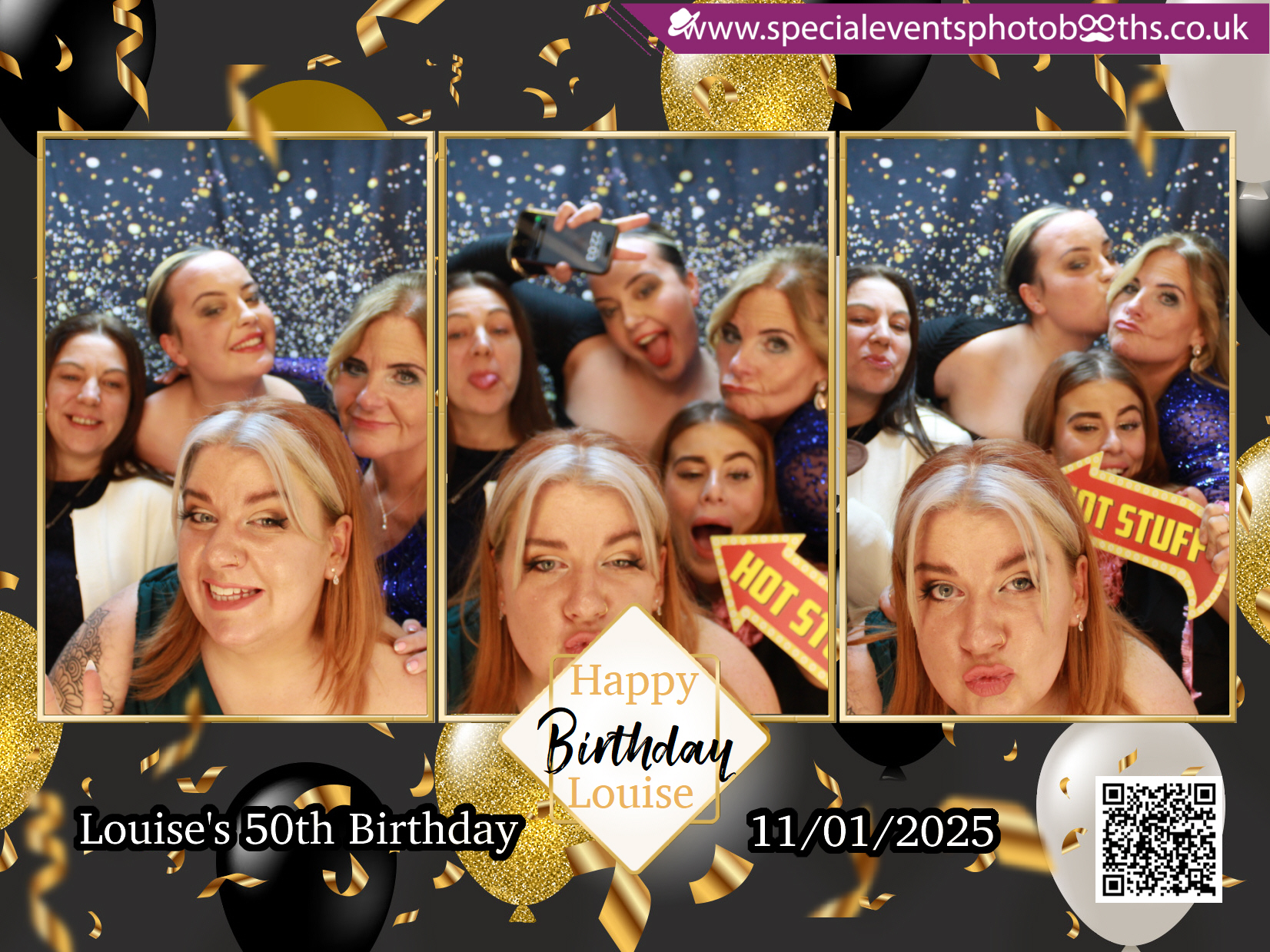 Louise's 50th Birthday | View more photos from the event at my.specialeventsphotobooths.co.uk/u/SpecialEventsPhotoBooths/Louises-50th-Birthday