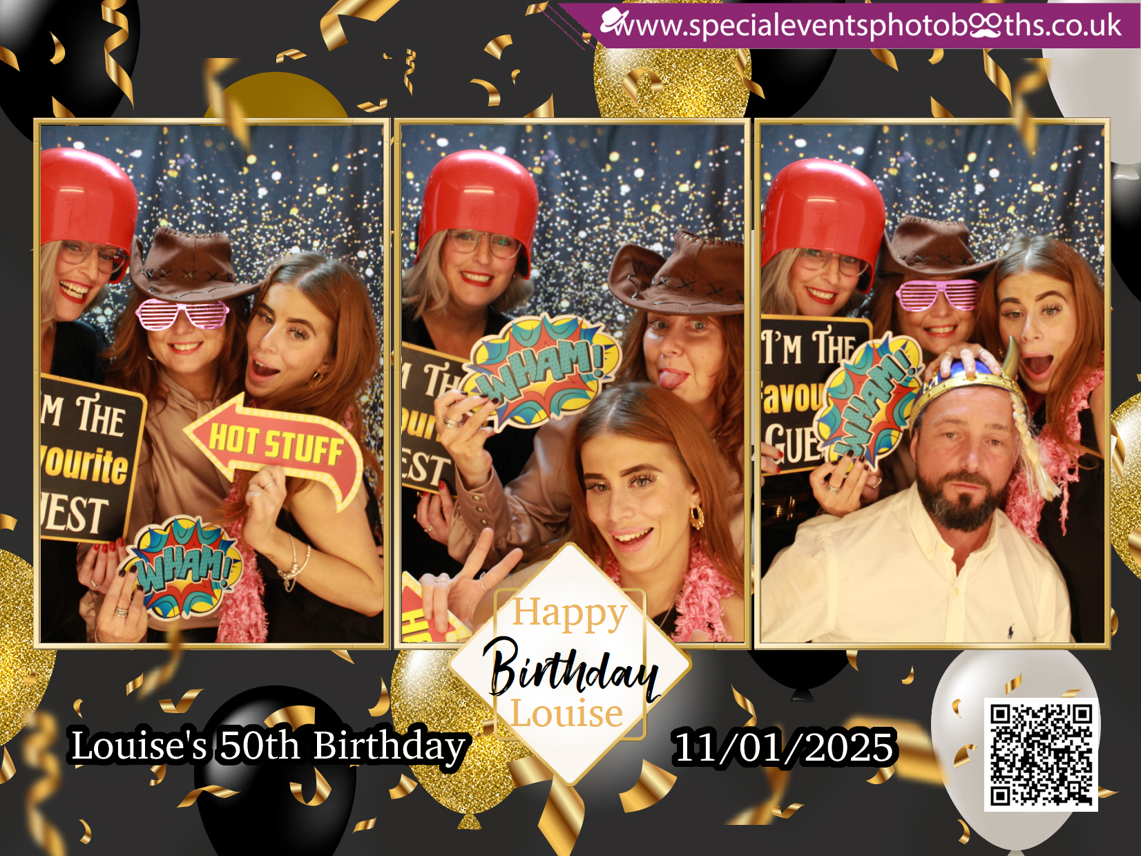 Louise's 50th Birthday | View more photos from the event at my.specialeventsphotobooths.co.uk/u/SpecialEventsPhotoBooths/Louises-50th-Birthday