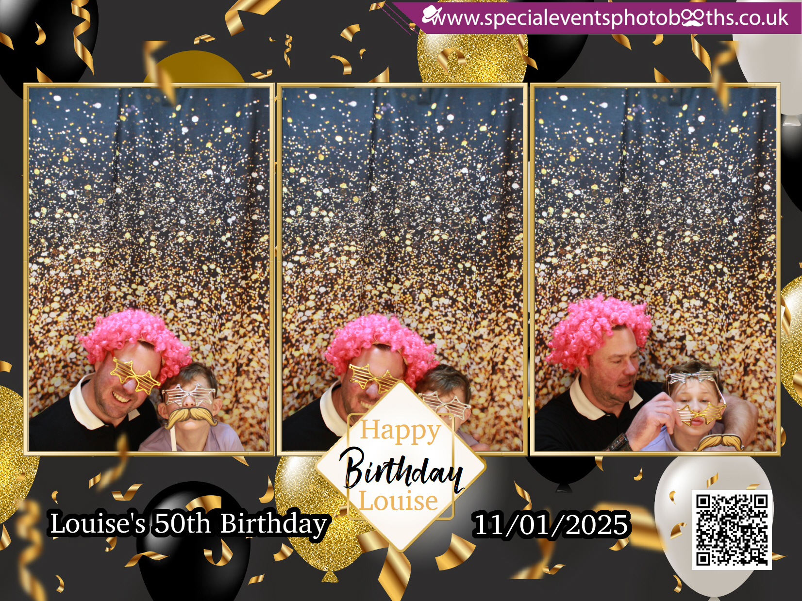 Louise's 50th Birthday | View more photos from the event at my.specialeventsphotobooths.co.uk/u/SpecialEventsPhotoBooths/Louises-50th-Birthday