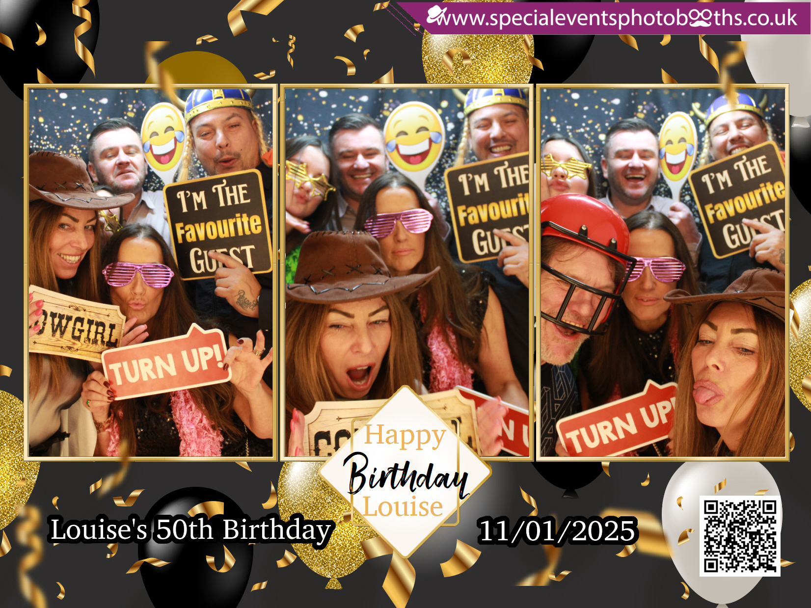 Louise's 50th Birthday | View more photos from the event at my.specialeventsphotobooths.co.uk/u/SpecialEventsPhotoBooths/Louises-50th-Birthday