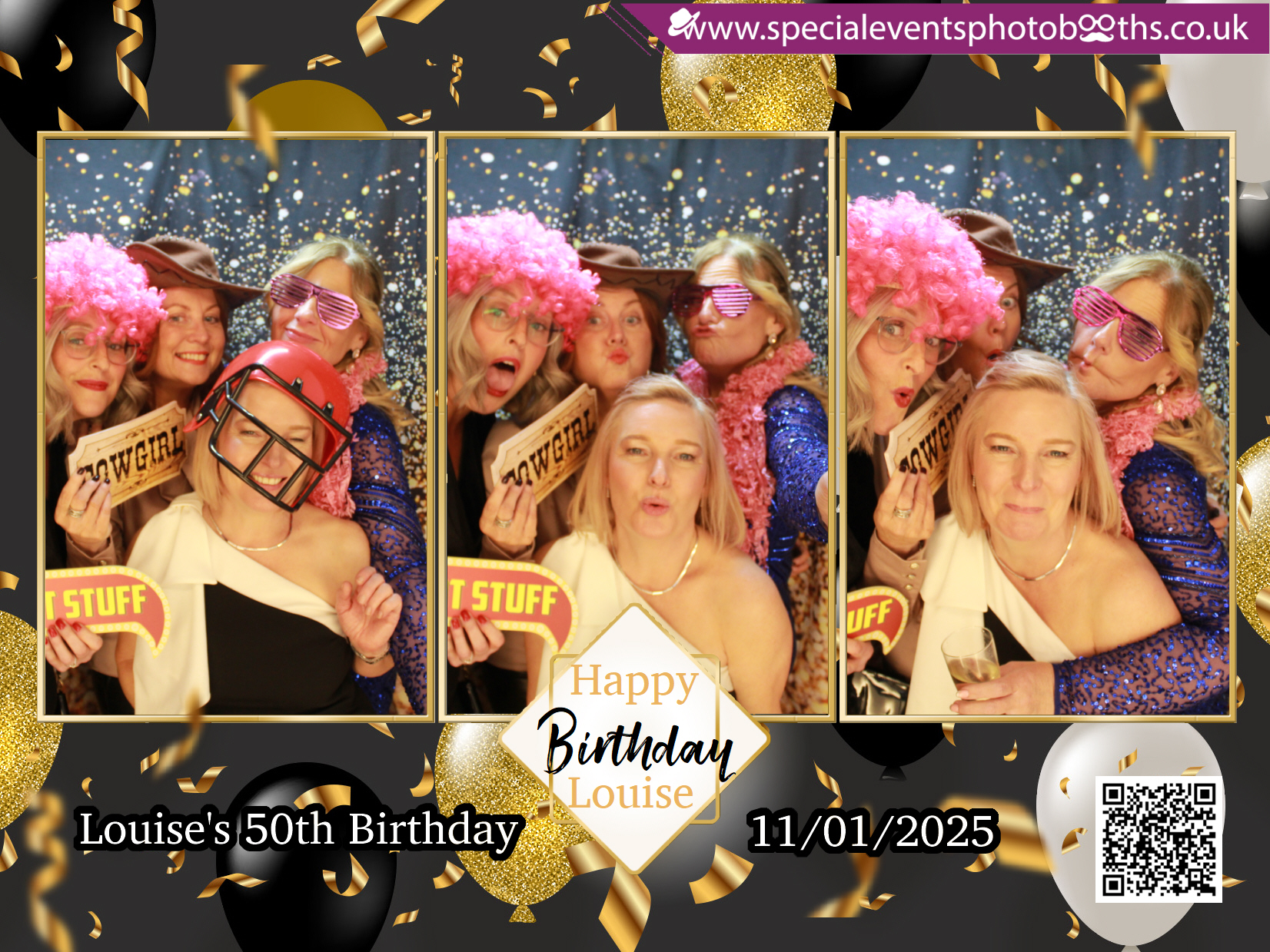 Louise's 50th Birthday | View more photos from the event at my.specialeventsphotobooths.co.uk/u/SpecialEventsPhotoBooths/Louises-50th-Birthday