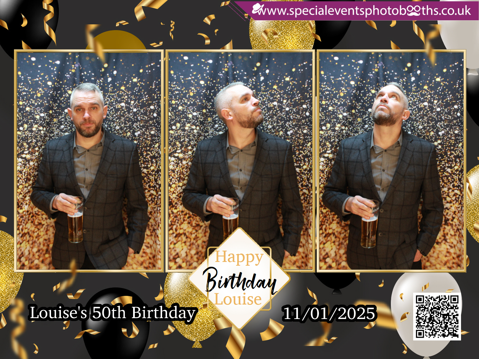 Louise's 50th Birthday | View more photos from the event at my.specialeventsphotobooths.co.uk/u/SpecialEventsPhotoBooths/Louises-50th-Birthday
