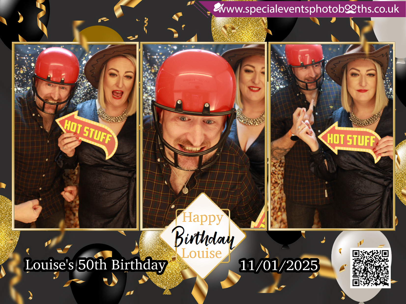 Louise's 50th Birthday | View more photos from the event at my.specialeventsphotobooths.co.uk/u/SpecialEventsPhotoBooths/Louises-50th-Birthday