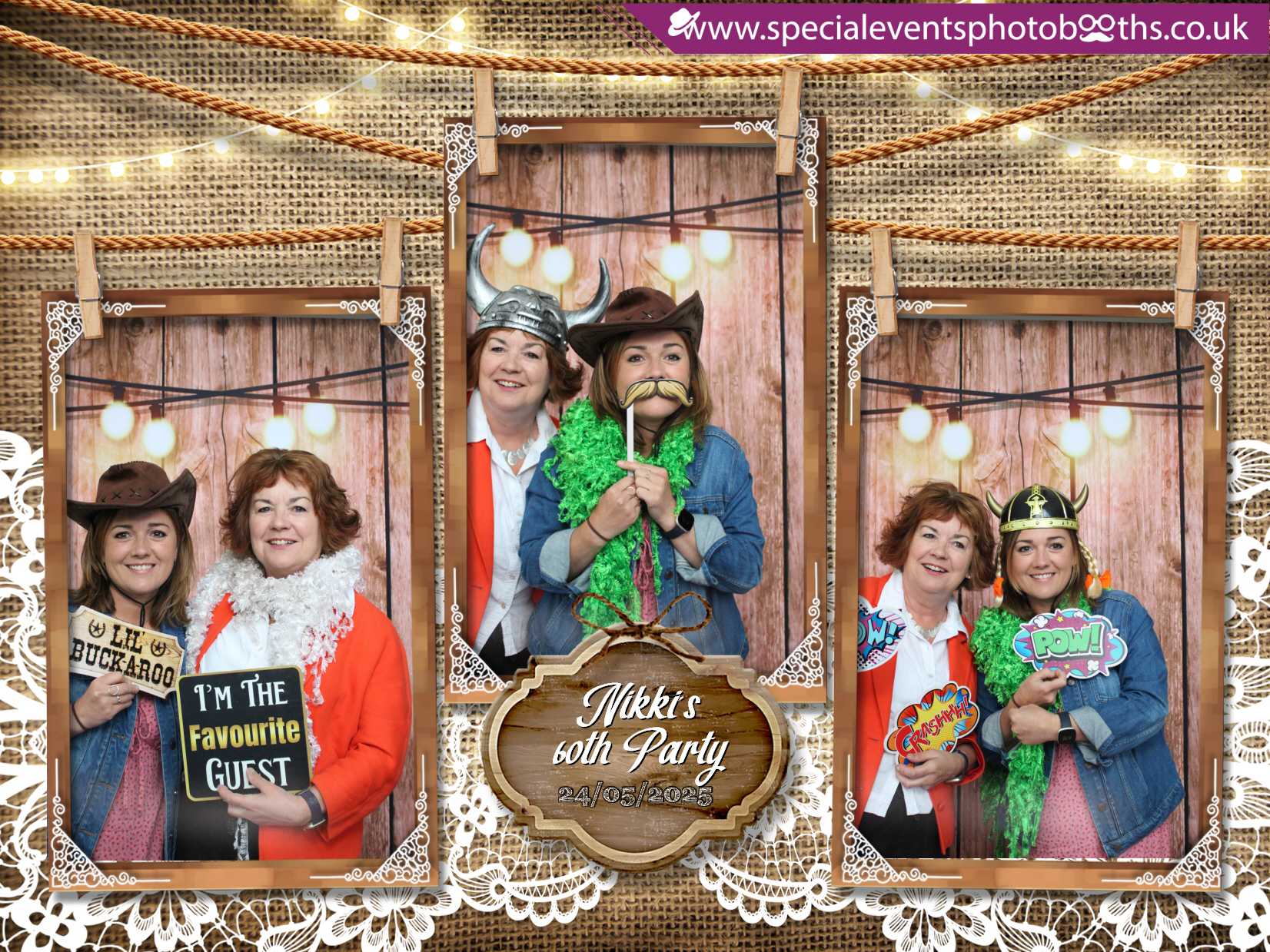 Nikki's 60th | View more photos from the event at my.specialeventsphotobooths.co.uk/u/SpecialEventsPhotoBooths/Nikkis-60th