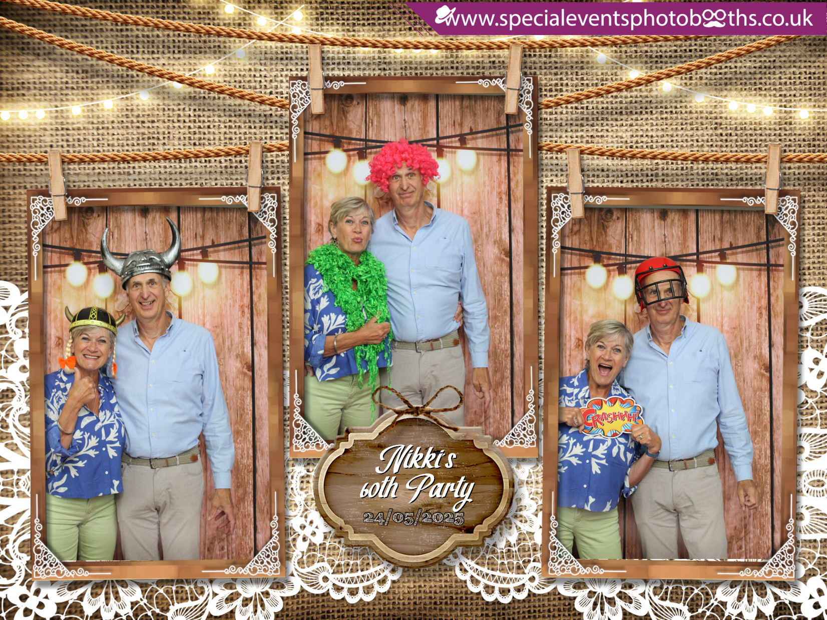 Nikki's 60th | View more photos from the event at my.specialeventsphotobooths.co.uk/u/SpecialEventsPhotoBooths/Nikkis-60th