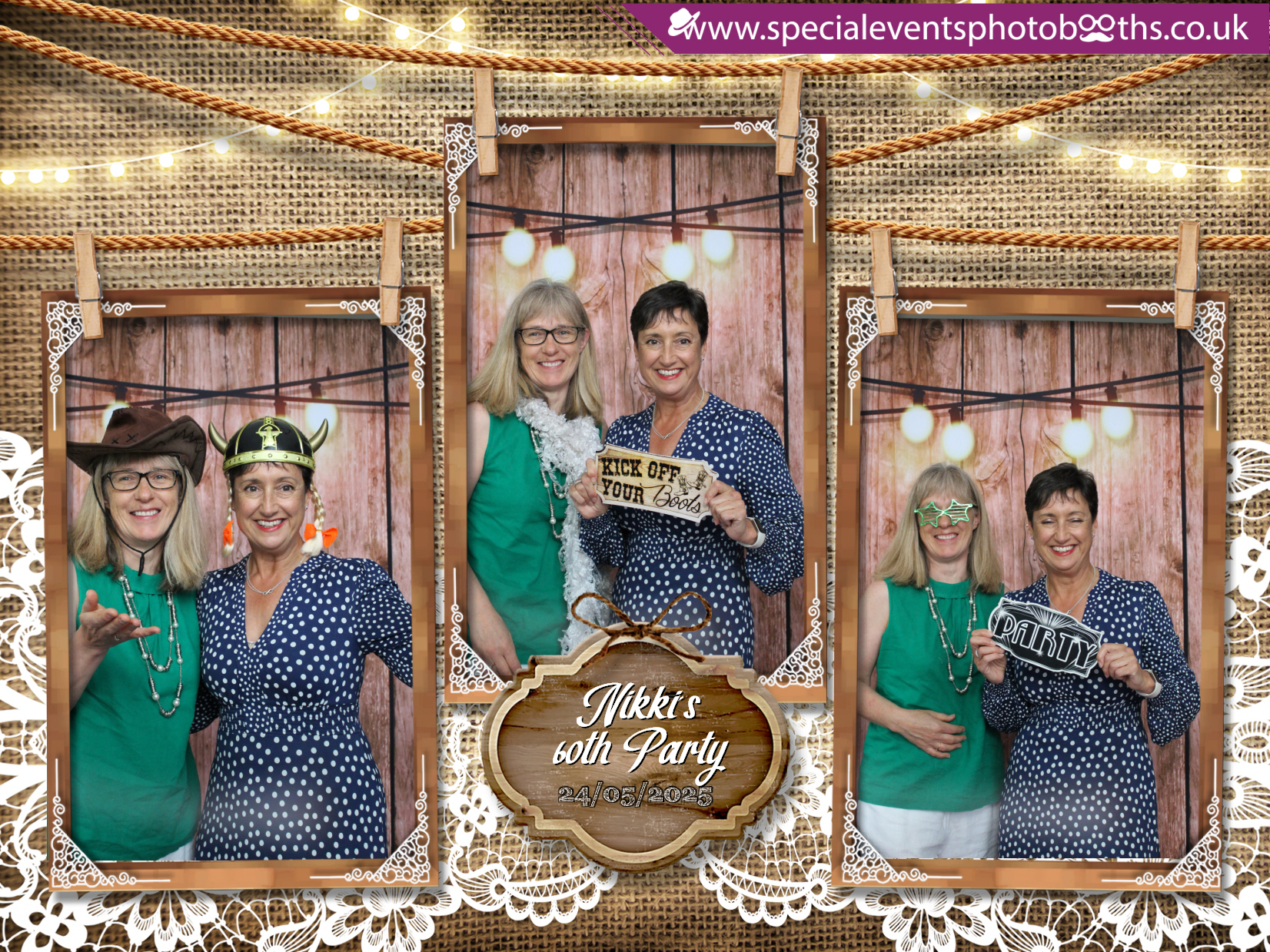 Nikki's 60th | View more photos from the event at my.specialeventsphotobooths.co.uk/u/SpecialEventsPhotoBooths/Nikkis-60th