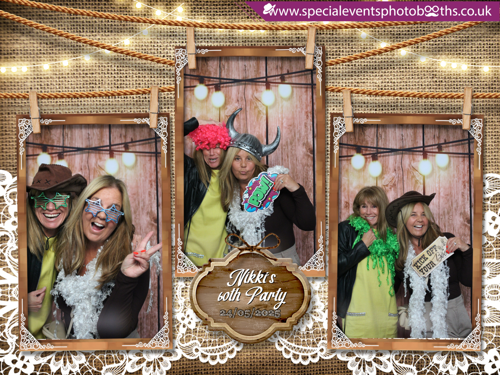 Nikki's 60th | View more photos from the event at my.specialeventsphotobooths.co.uk/u/SpecialEventsPhotoBooths/Nikkis-60th