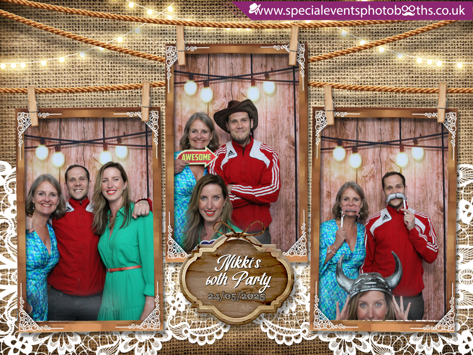 Nikki's 60th | View more photos from the event at my.specialeventsphotobooths.co.uk/u/SpecialEventsPhotoBooths/Nikkis-60th