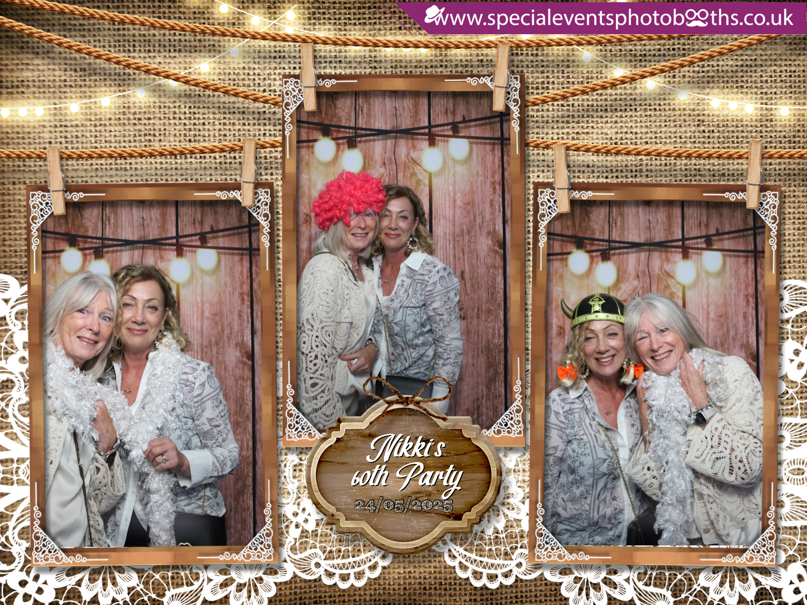 Nikki's 60th | View more photos from the event at my.specialeventsphotobooths.co.uk/u/SpecialEventsPhotoBooths/Nikkis-60th