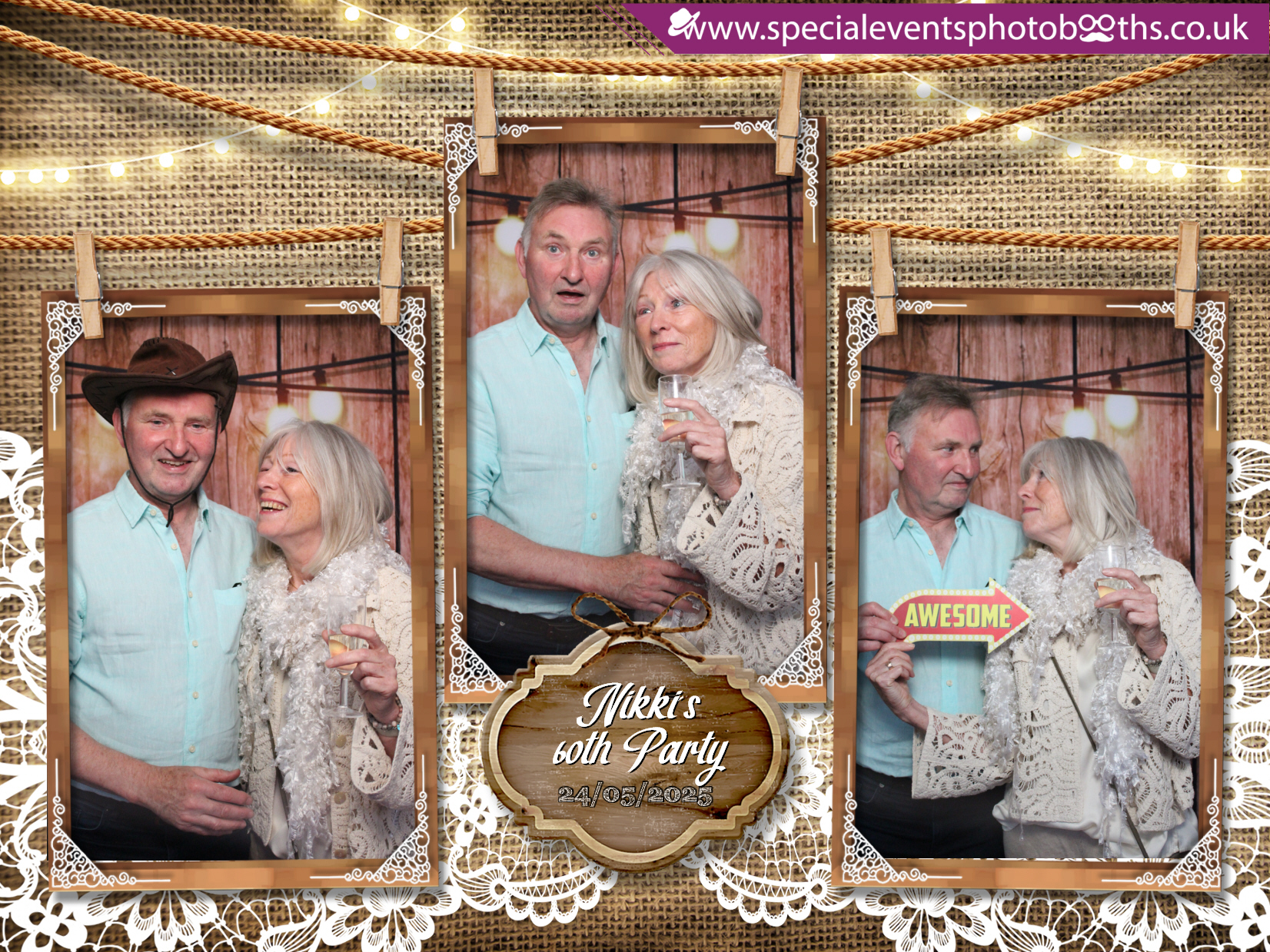 Nikki's 60th | View more photos from the event at my.specialeventsphotobooths.co.uk/u/SpecialEventsPhotoBooths/Nikkis-60th