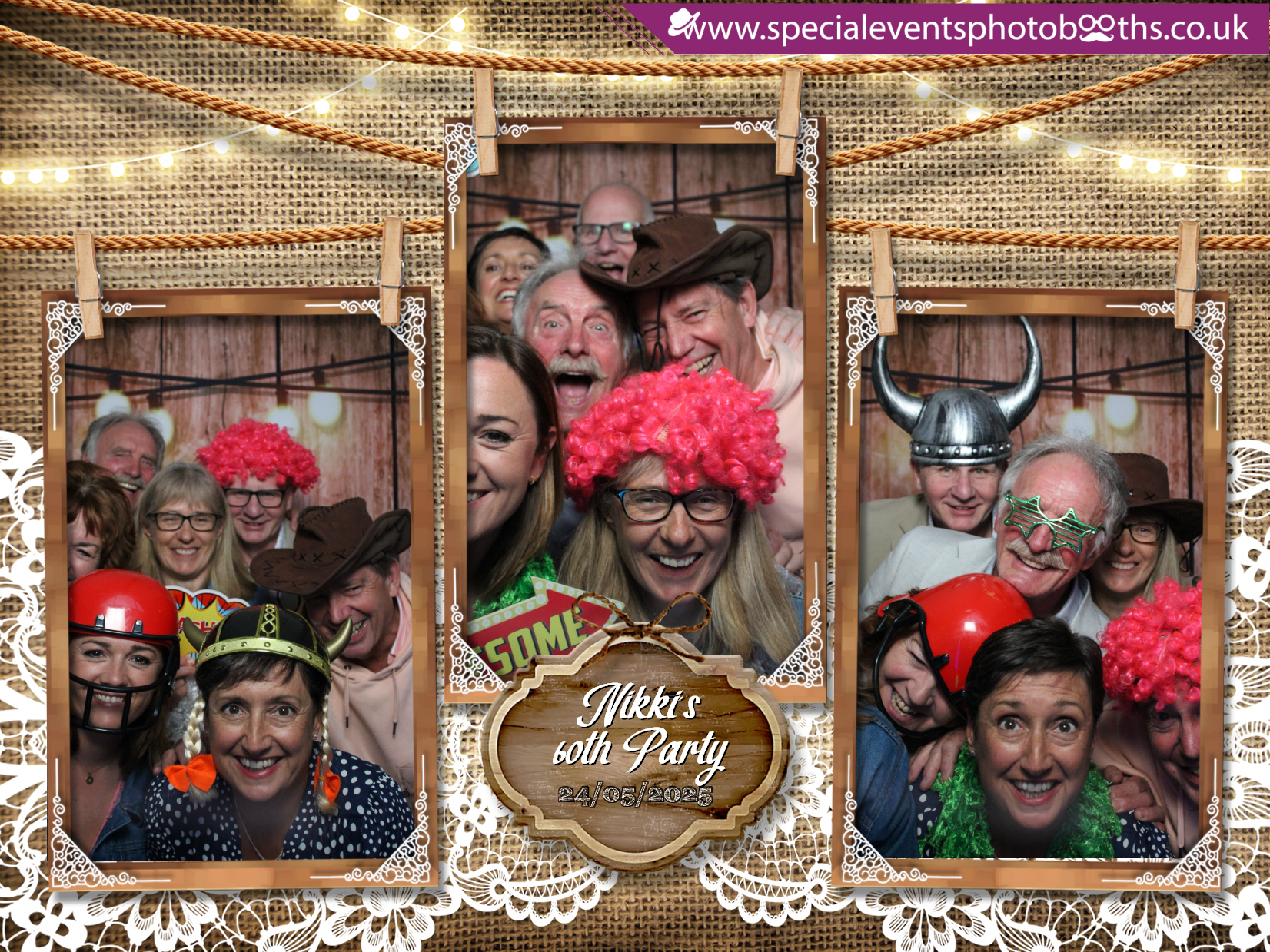 Nikki's 60th | View more photos from the event at my.specialeventsphotobooths.co.uk/u/SpecialEventsPhotoBooths/Nikkis-60th