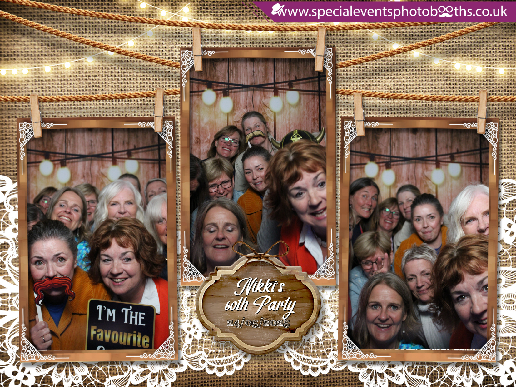 Nikki's 60th | View more photos from the event at my.specialeventsphotobooths.co.uk/u/SpecialEventsPhotoBooths/Nikkis-60th
