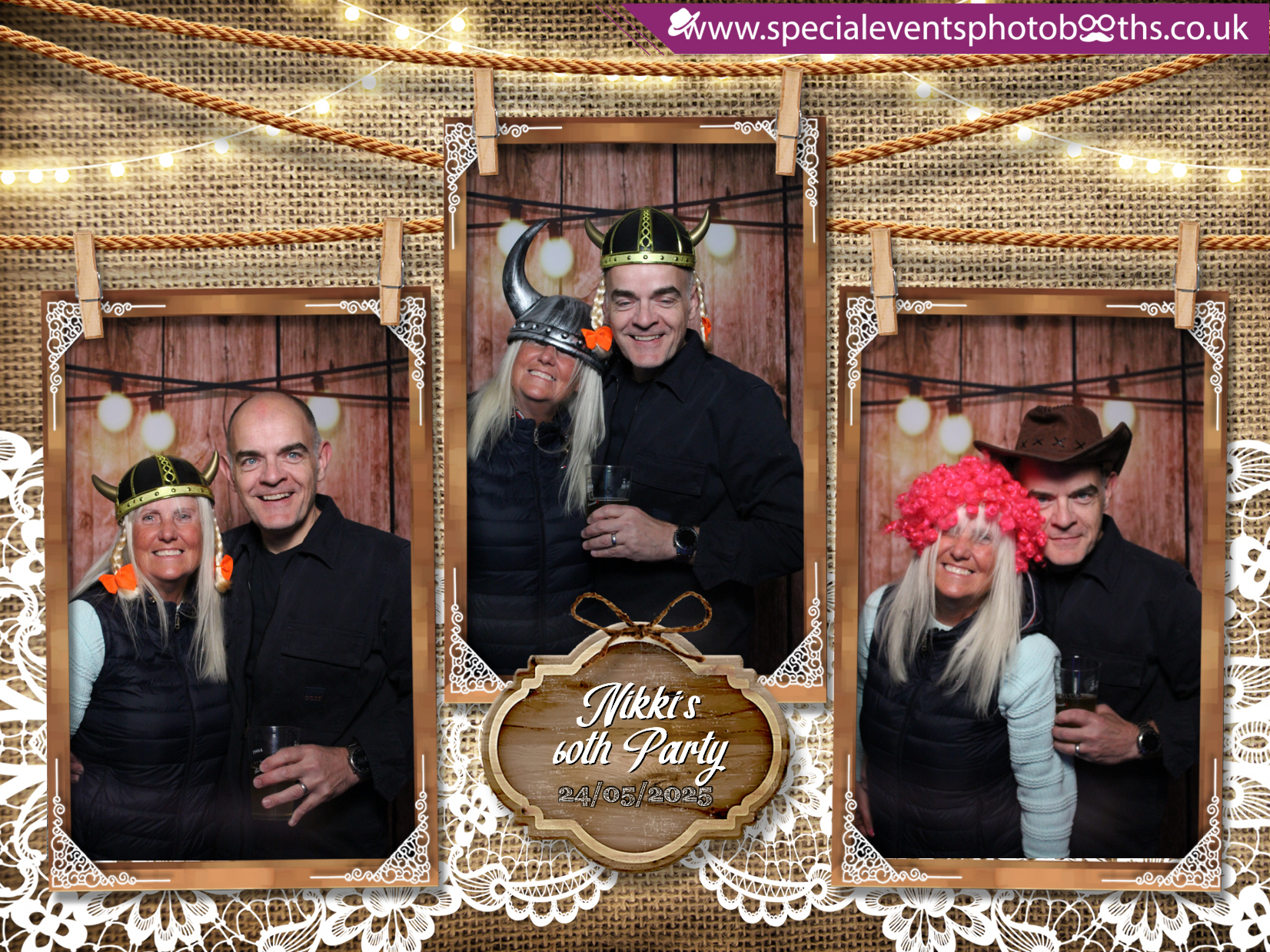 Nikki's 60th | View more photos from the event at my.specialeventsphotobooths.co.uk/u/SpecialEventsPhotoBooths/Nikkis-60th