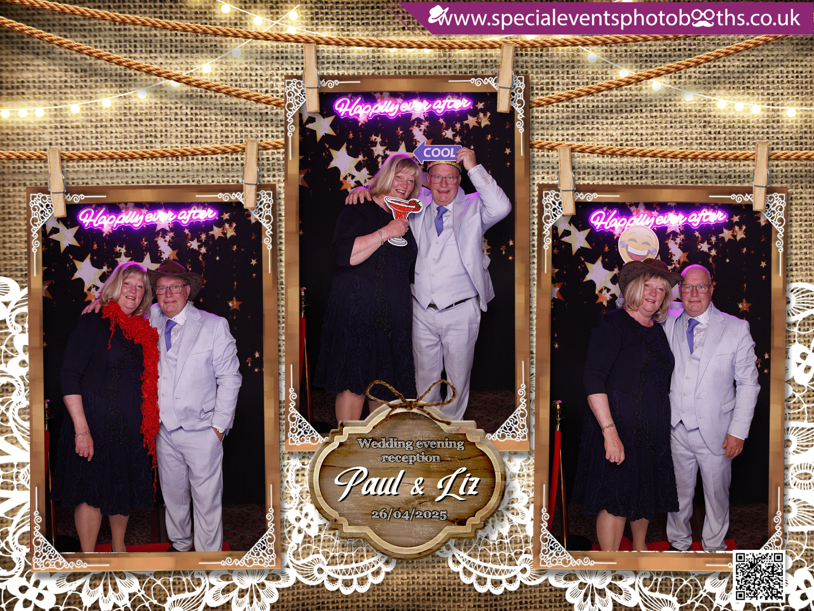 Paul & Liz's Wedding Reception | View more photos from the event at my.specialeventsphotobooths.co.uk/u/SpecialEventsPhotoBooths/Paul-Lizs-Wedding-Reception
