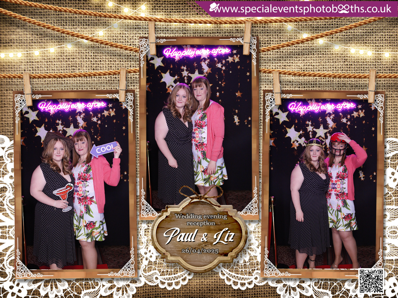 Paul & Liz's Wedding Reception | View more photos from the event at my.specialeventsphotobooths.co.uk/u/SpecialEventsPhotoBooths/Paul-Lizs-Wedding-Reception
