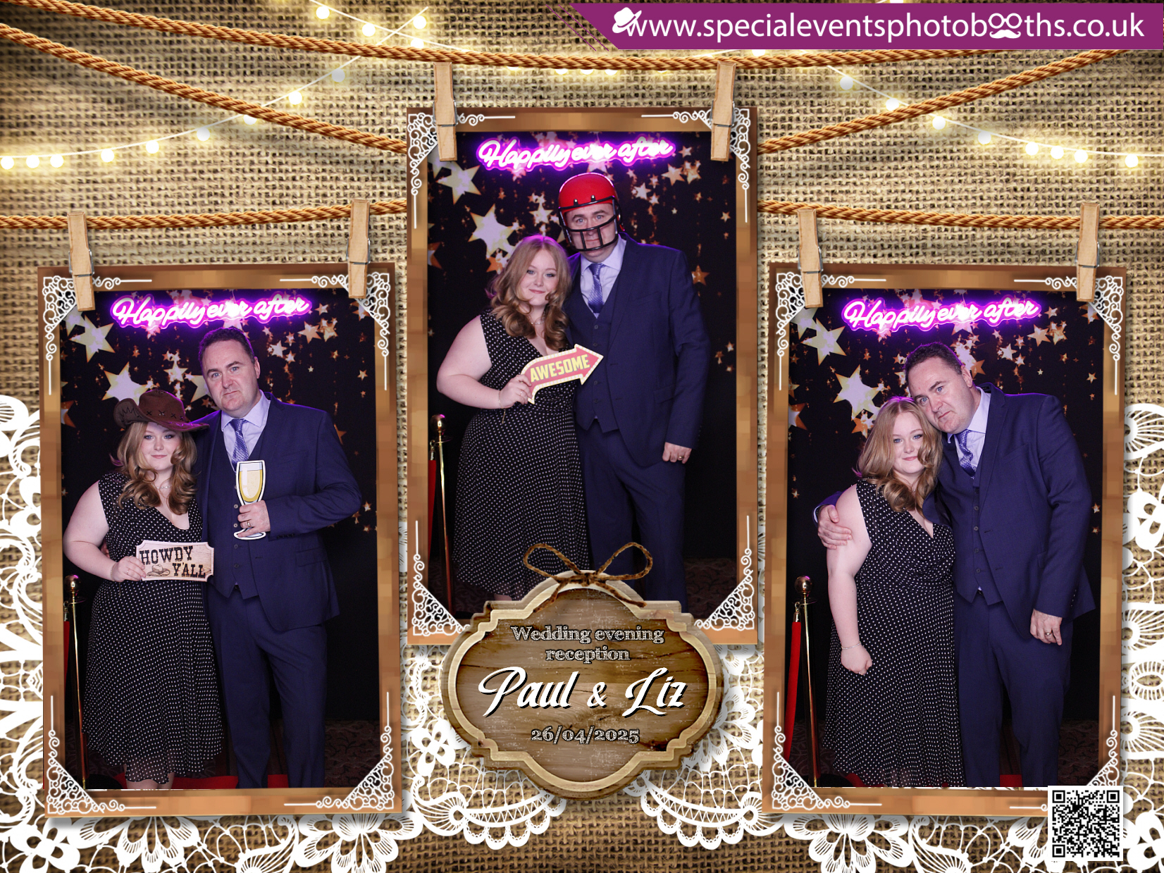 Paul & Liz's Wedding Reception | View more photos from the event at my.specialeventsphotobooths.co.uk/u/SpecialEventsPhotoBooths/Paul-Lizs-Wedding-Reception