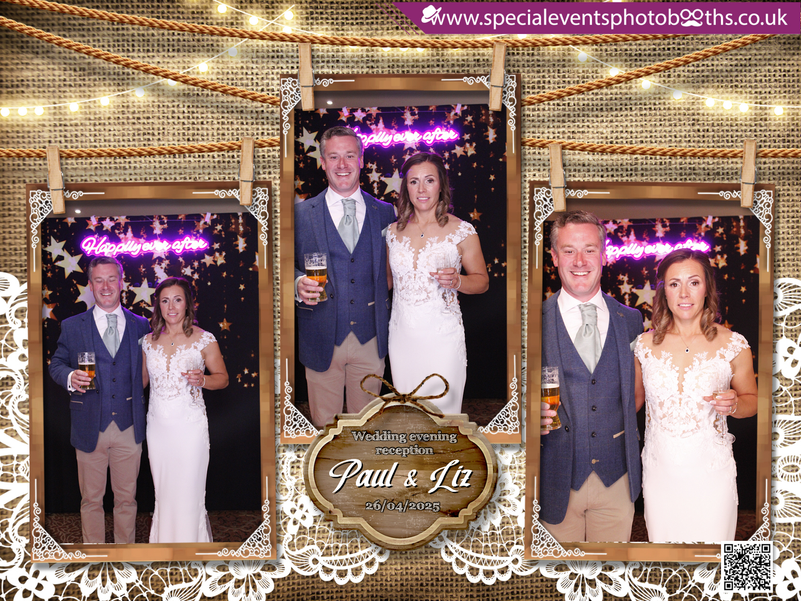 Paul & Liz's Wedding Reception | View more photos from the event at my.specialeventsphotobooths.co.uk/u/SpecialEventsPhotoBooths/Paul-Lizs-Wedding-Reception