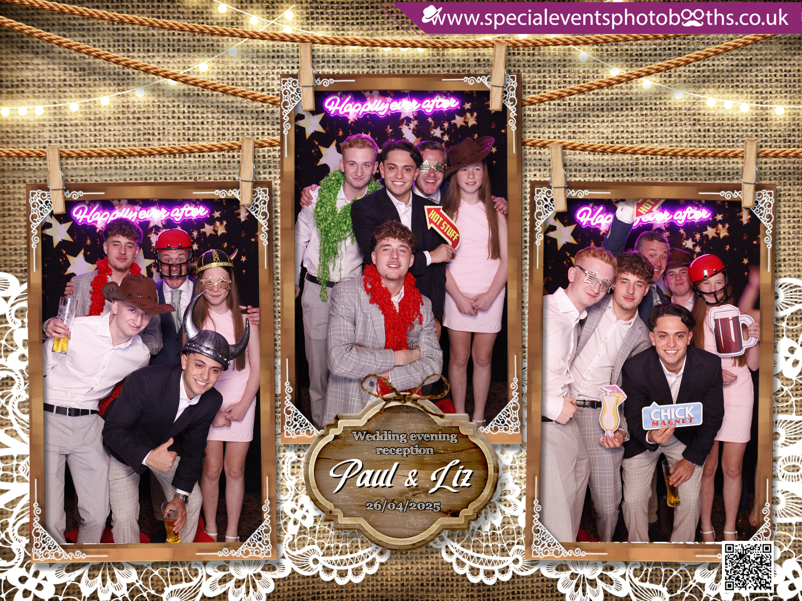 Paul & Liz's Wedding Reception | View more photos from the event at my.specialeventsphotobooths.co.uk/u/SpecialEventsPhotoBooths/Paul-Lizs-Wedding-Reception