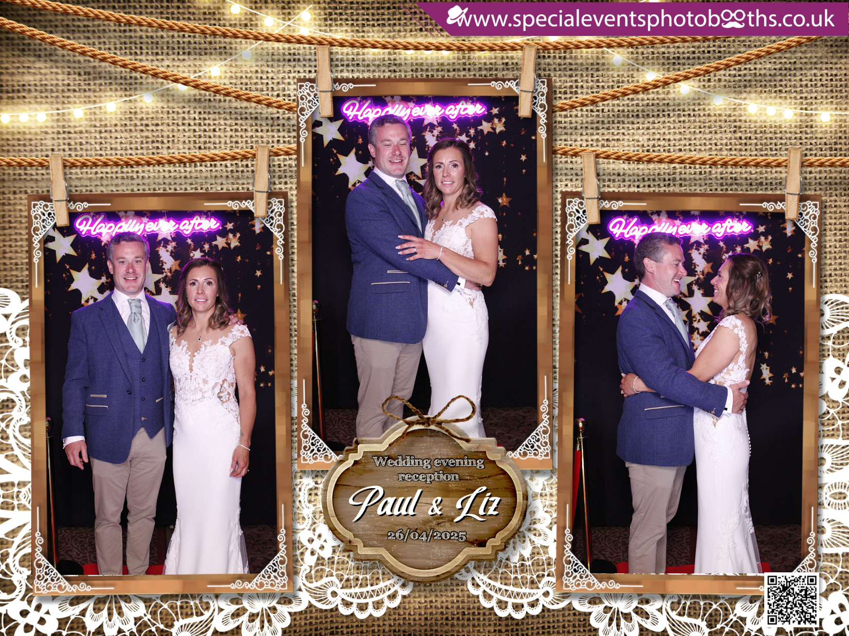 Paul & Liz's Wedding Reception | View more photos from the event at my.specialeventsphotobooths.co.uk/u/SpecialEventsPhotoBooths/Paul-Lizs-Wedding-Reception