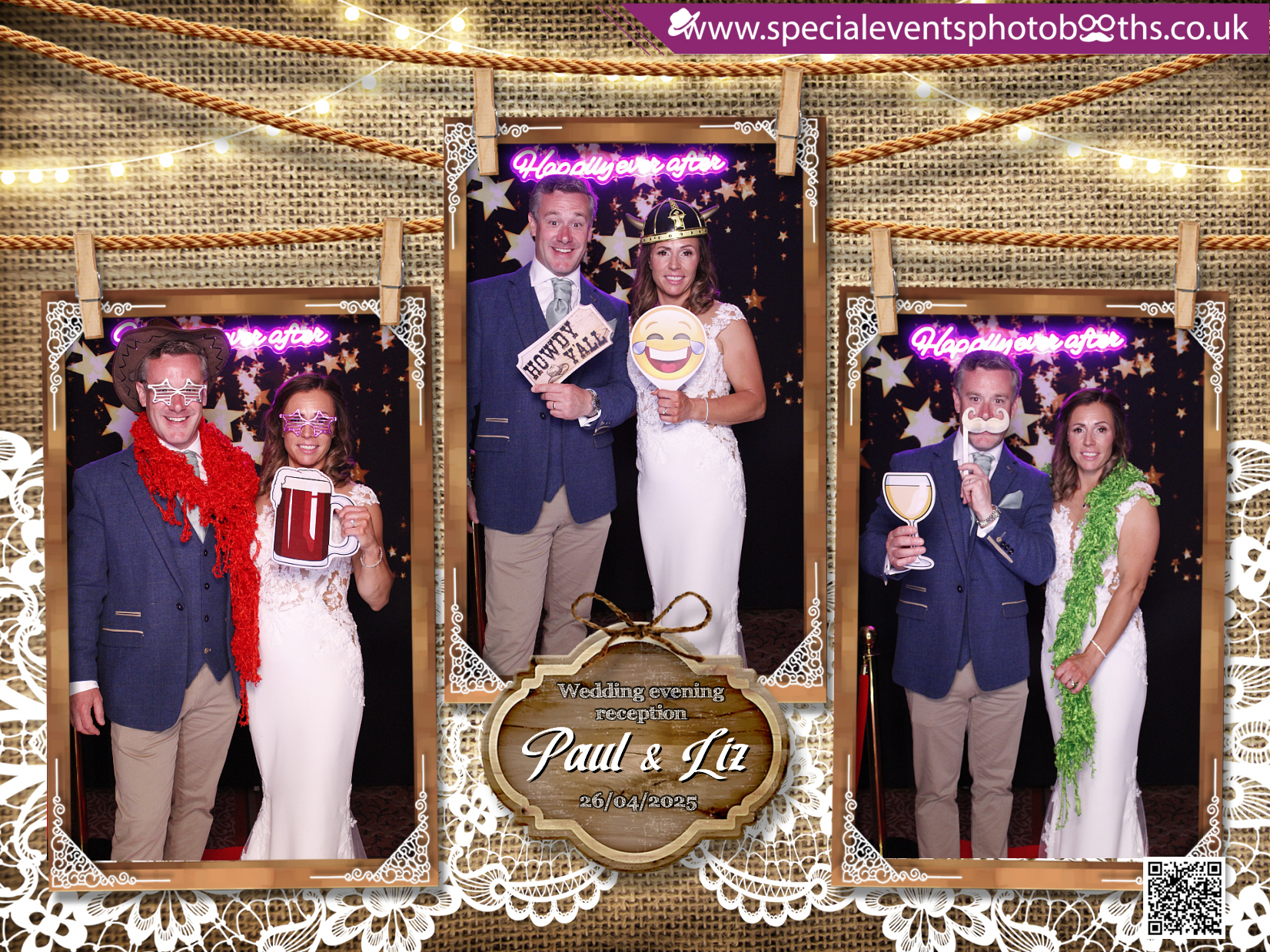 Paul & Liz's Wedding Reception | View more photos from the event at my.specialeventsphotobooths.co.uk/u/SpecialEventsPhotoBooths/Paul-Lizs-Wedding-Reception