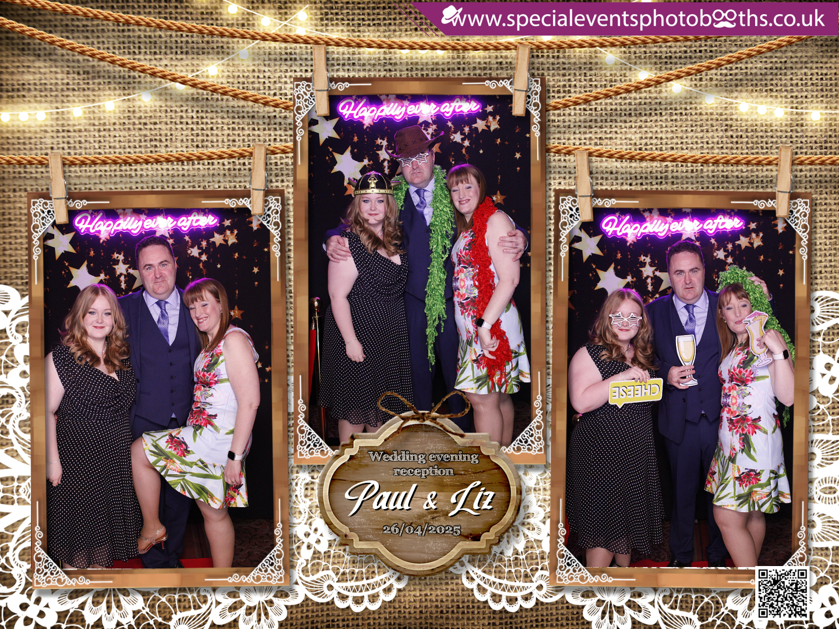 Paul & Liz's Wedding Reception | View more photos from the event at my.specialeventsphotobooths.co.uk/u/SpecialEventsPhotoBooths/Paul-Lizs-Wedding-Reception