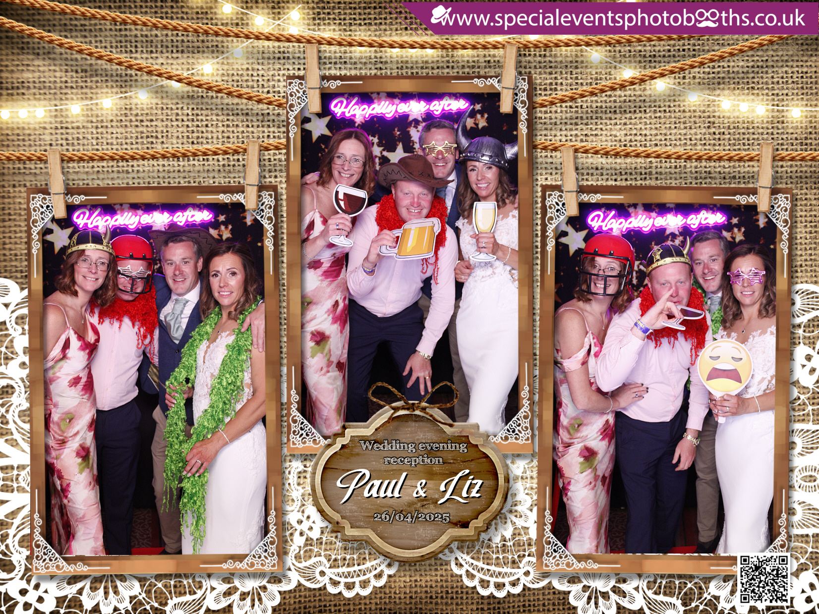 Paul & Liz's Wedding Reception | View more photos from the event at my.specialeventsphotobooths.co.uk/u/SpecialEventsPhotoBooths/Paul-Lizs-Wedding-Reception